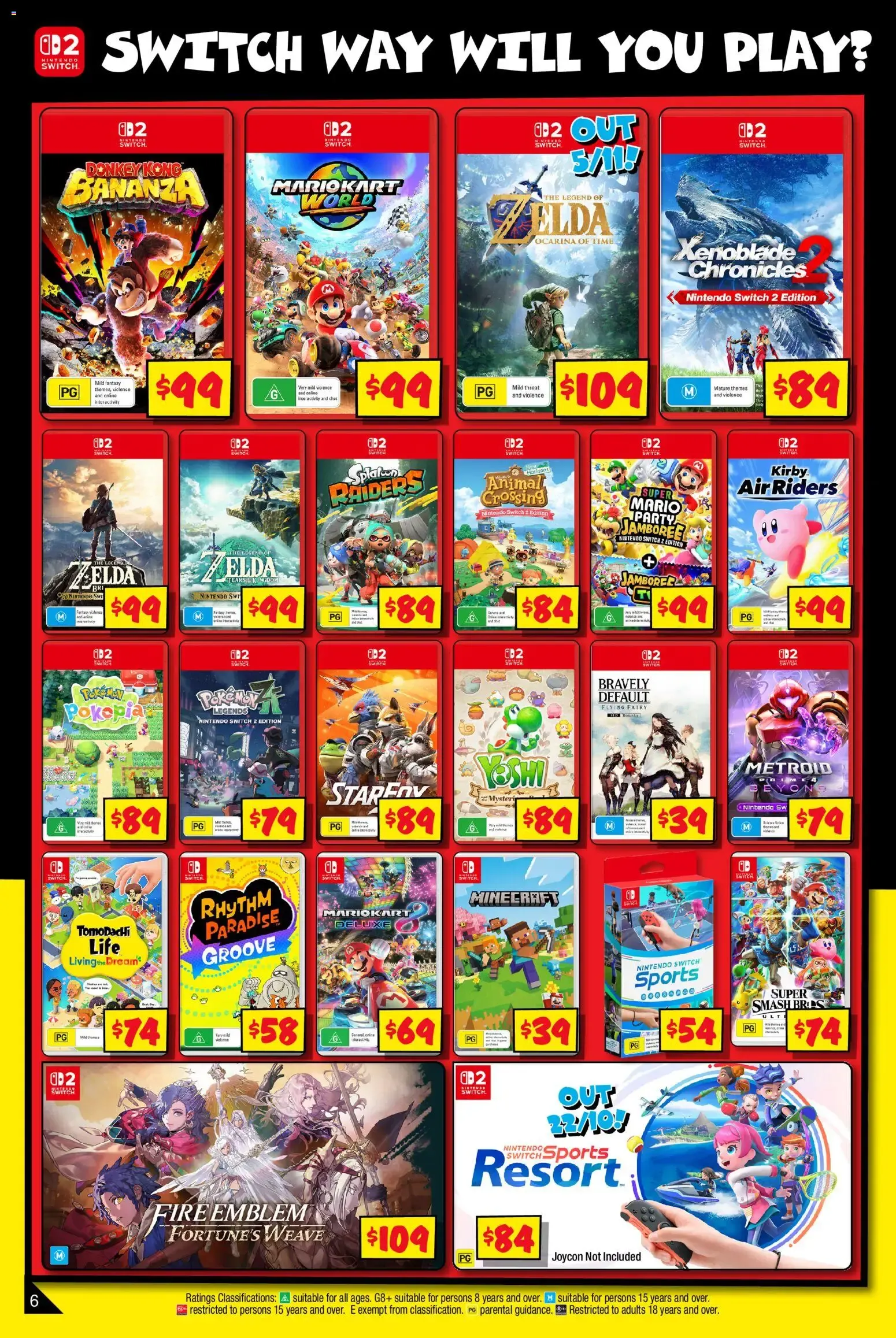 JB Hi-Fi catalogue Mega Gaming Sale - 24/09/2026 > weekly / monthly specials - Catalogue valid from 24 September to 11 October 2026 - page 6