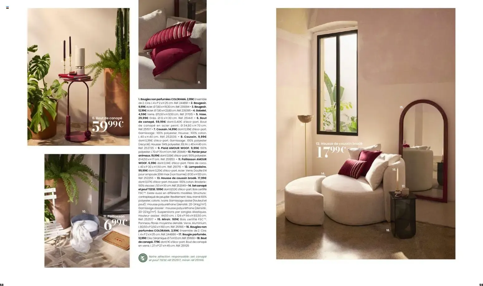 Maisons du Monde - Itinéraire Estival Collection Printemps - Été 2026 du 16 février au 1 septembre 2026 - Catalogue page 30