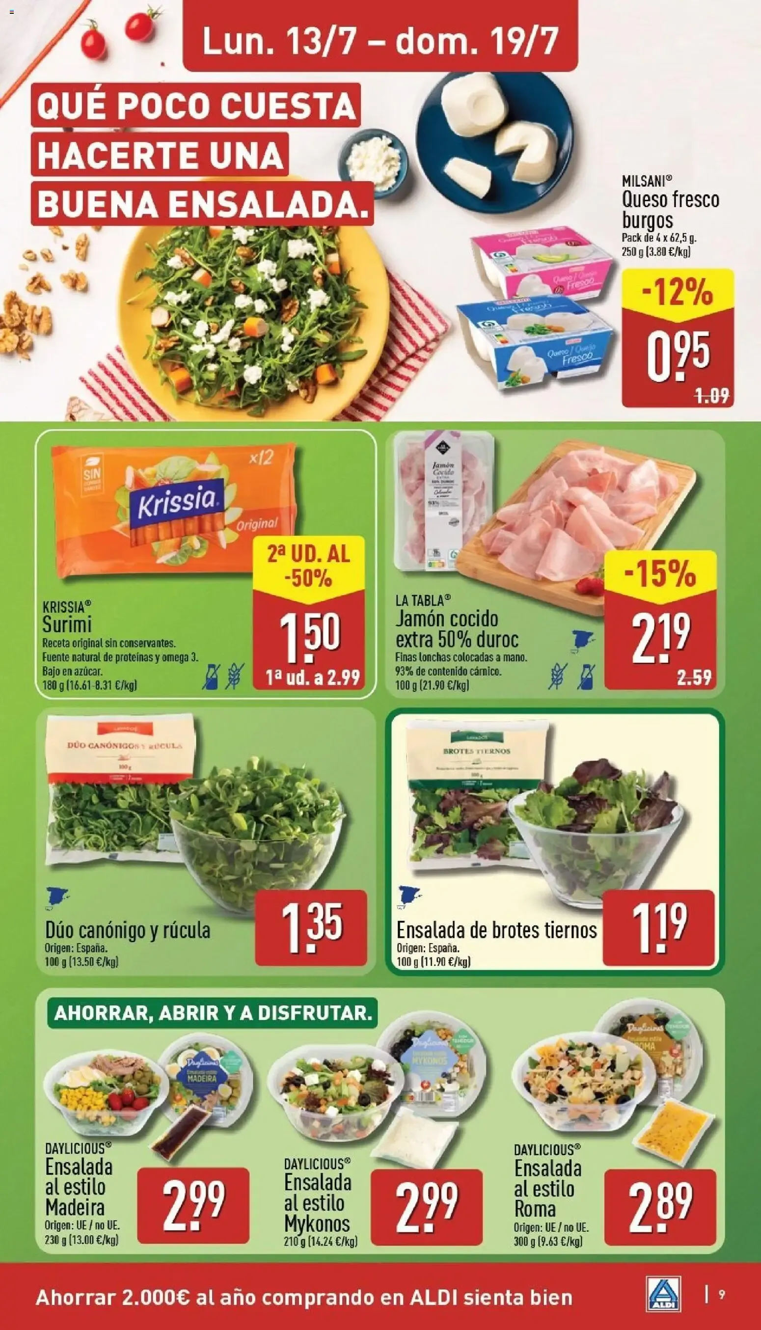 Catálogo de Aldi: Un baño de frescura al mejor precio 13 de julio al 19 de julio 2026 - Página 9