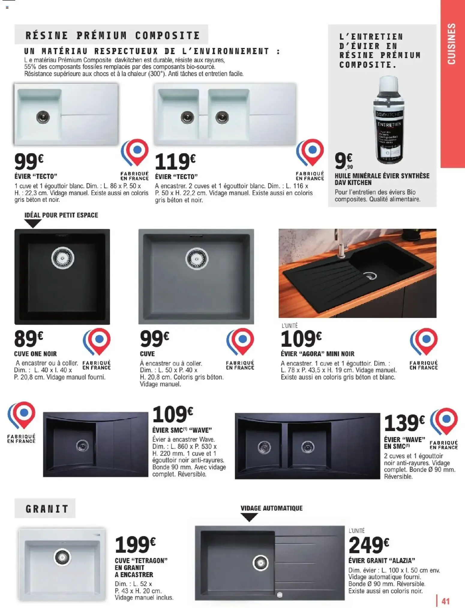 Brico E.Leclerc - Guide aménagement intérieur à partir du 06/01/2026 - promo en ligne du 6 janvier au 7 février 2026 - Catalogue page 41