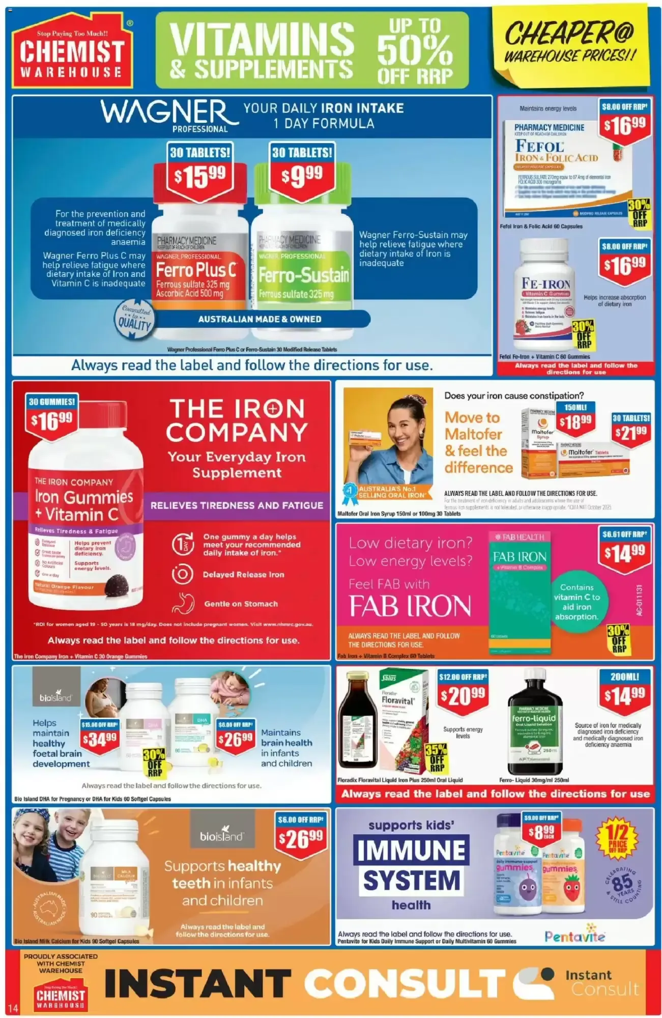 Chemist Warehouse - Stock Up Save Big! - Catalogue valid from 23 July to 5 August 2026 - page 14