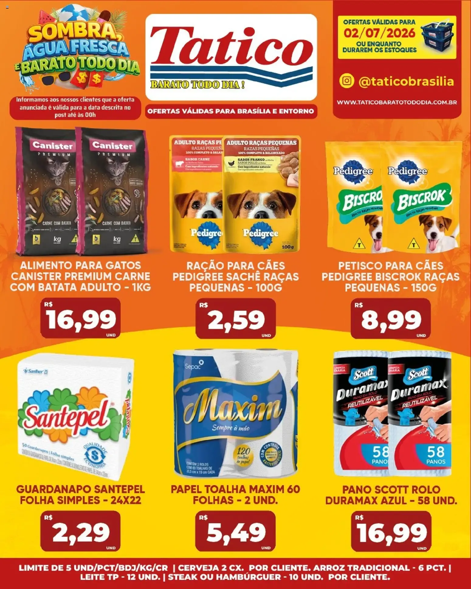 Encarte de Tatico ofertas do Dia de 03/07/2026 | Promoções Online 3 de julho até 3 de julho 2026 - Pagina 44
