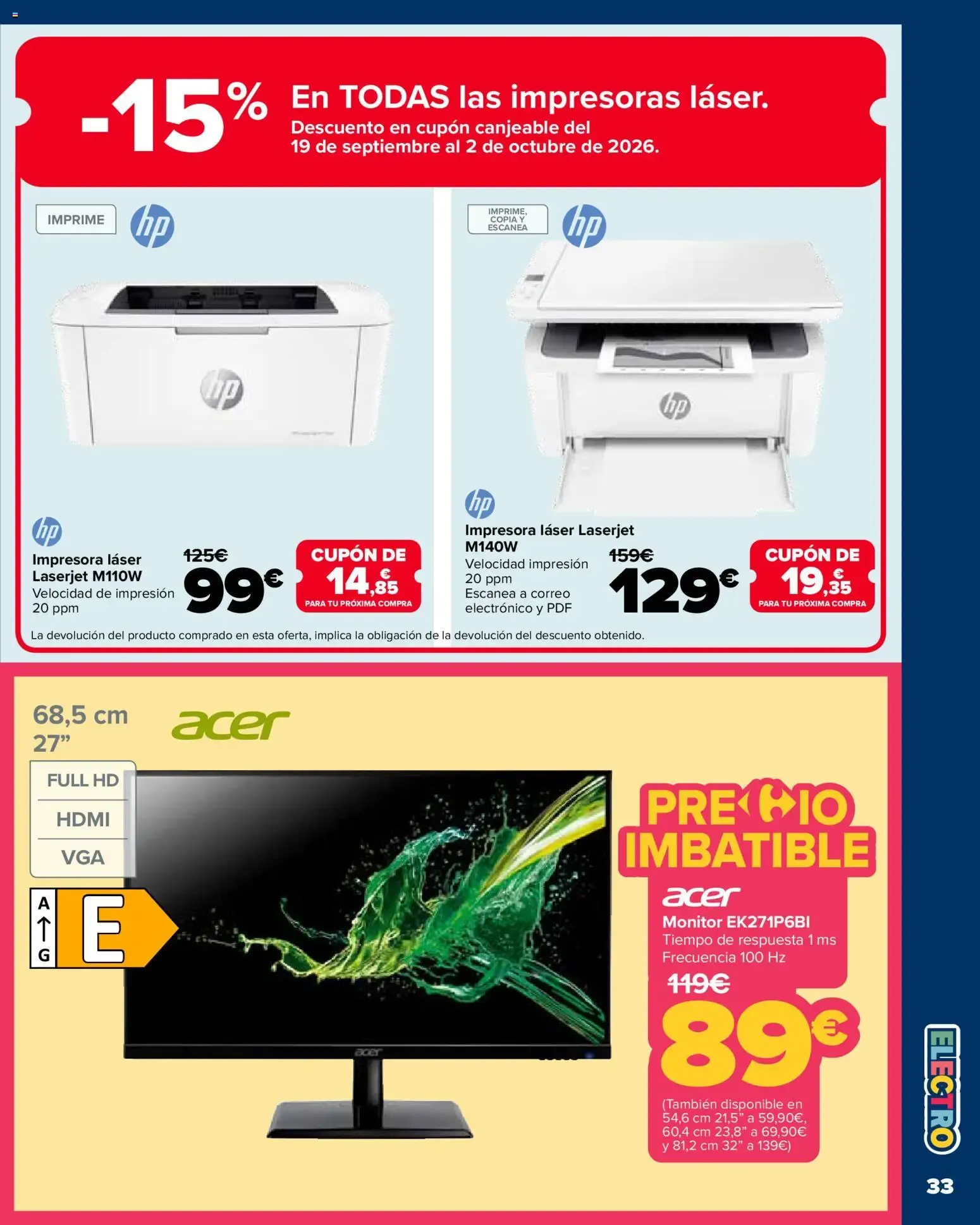 Catálogo de Carrefour Vuelta al cole del 18/08/2026 | Catálogo 18 de agosto al 18 de septiembre 2026 - Página 33