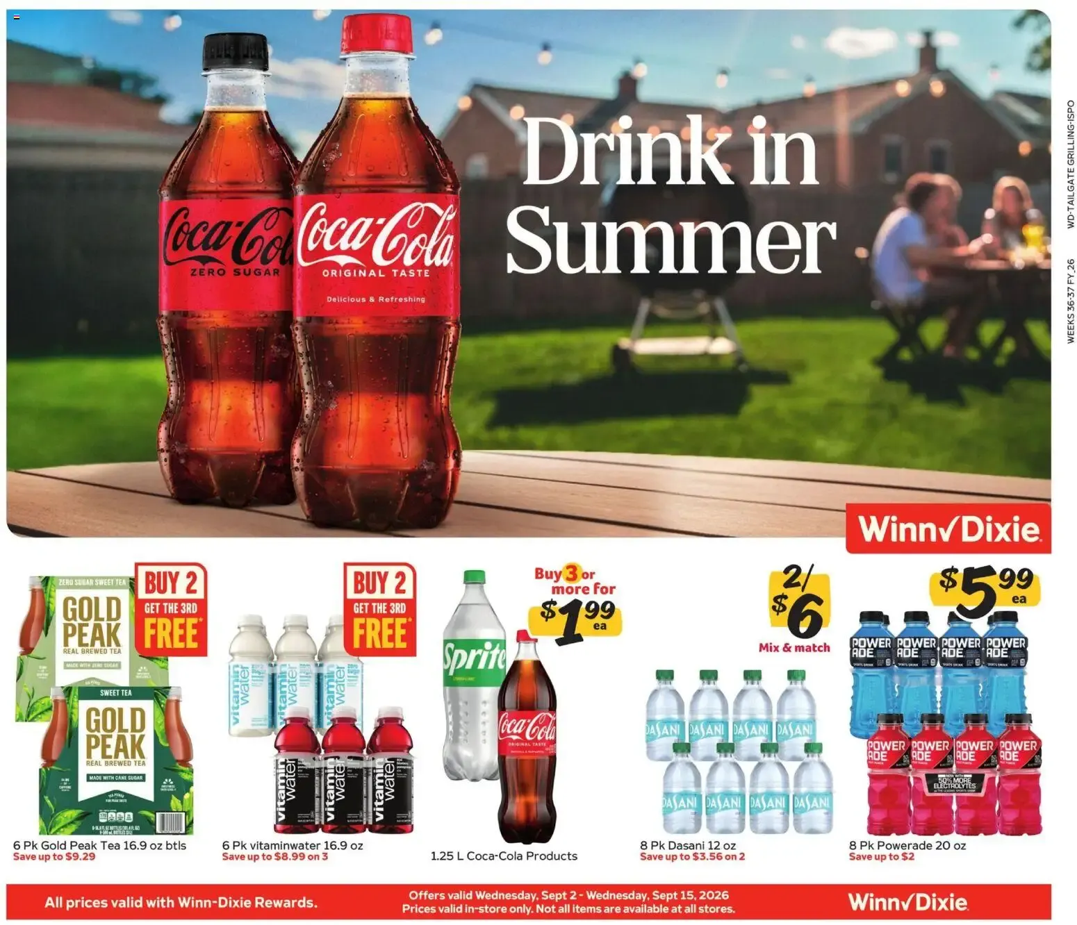 Weekly ad Winn Dixie In-Store Flyer (09/02 - 09/15 2026) - Flyer from September 2 to September 15 2026 - Page 1