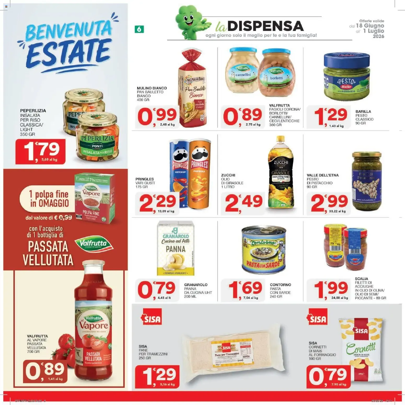 Nuovo SISA volantino Quick dal 18/06/2026 > offerte anteprima 🛍️ da 18 giugno a 1 luglio di 2026 - Pagina del volantino 6