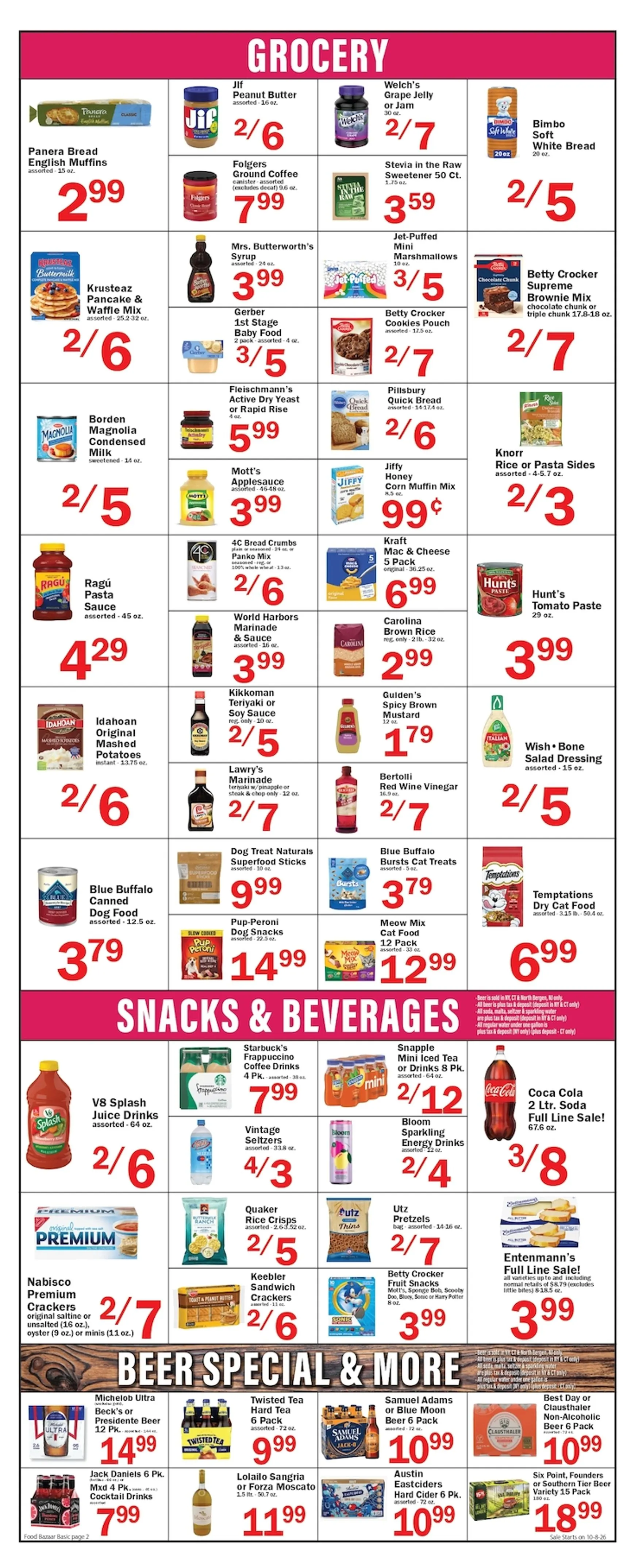 Weekly ad Food Bazaar Supermarket Special Sales Event from October 8 to October 14 2026 - Page 2