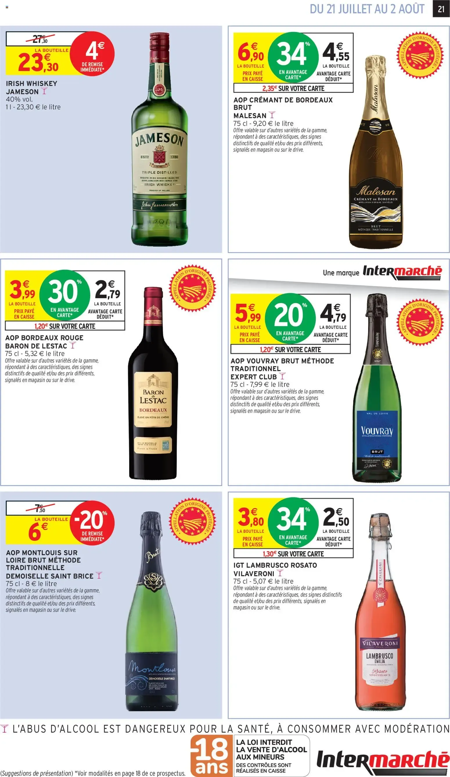 Intermarché offres de la semaine à partir du 21/07/2026 - promo en ligne du 21 juillet au 2 août 2026 - Catalogue page 21