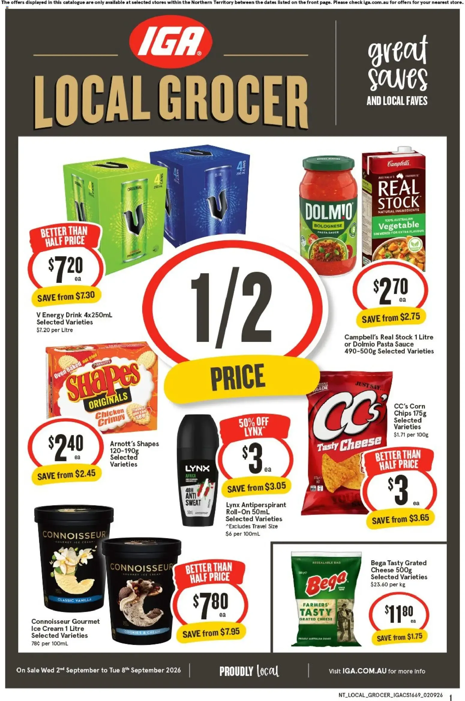 IGA Local Grocer - Catalogue valid from 2 September to 8 September 2026 - page 1