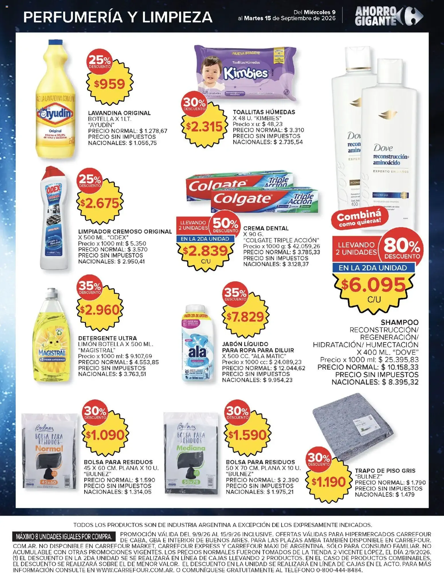 Ofertas de Ahorro Gigante 9 de septiembre al 15 de septiembre 2026 - Página 15 del catálogo