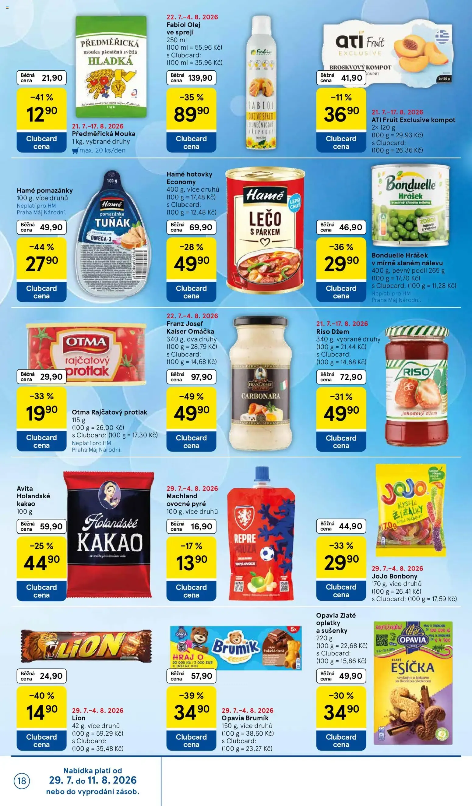 Tesco leták na tento + příští týden 29.07.2026 - 29. července 4. srpna 2026 - Page 18