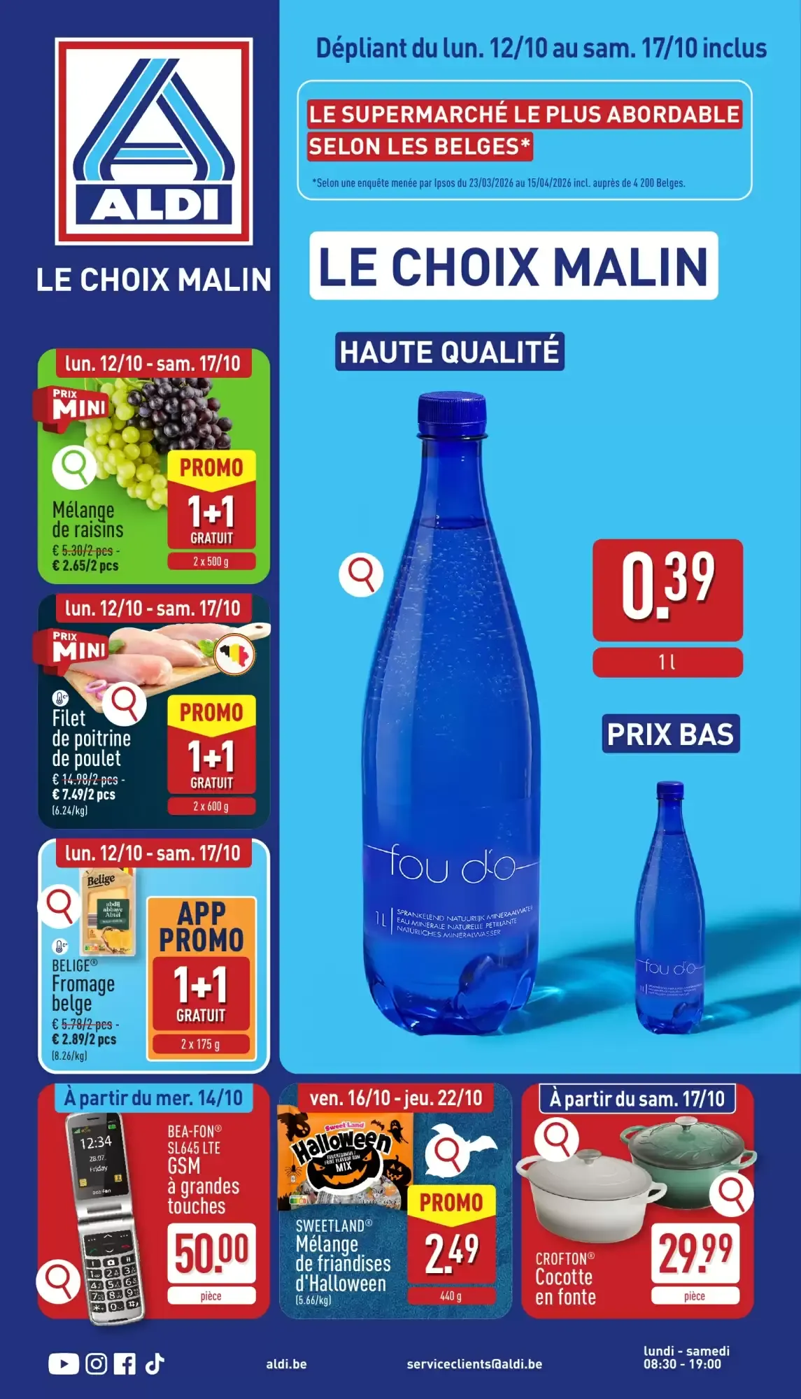 ALDI LE CHOIX MALIN van 12 oktober tot 17 oktober 2026 - folder pagina 1