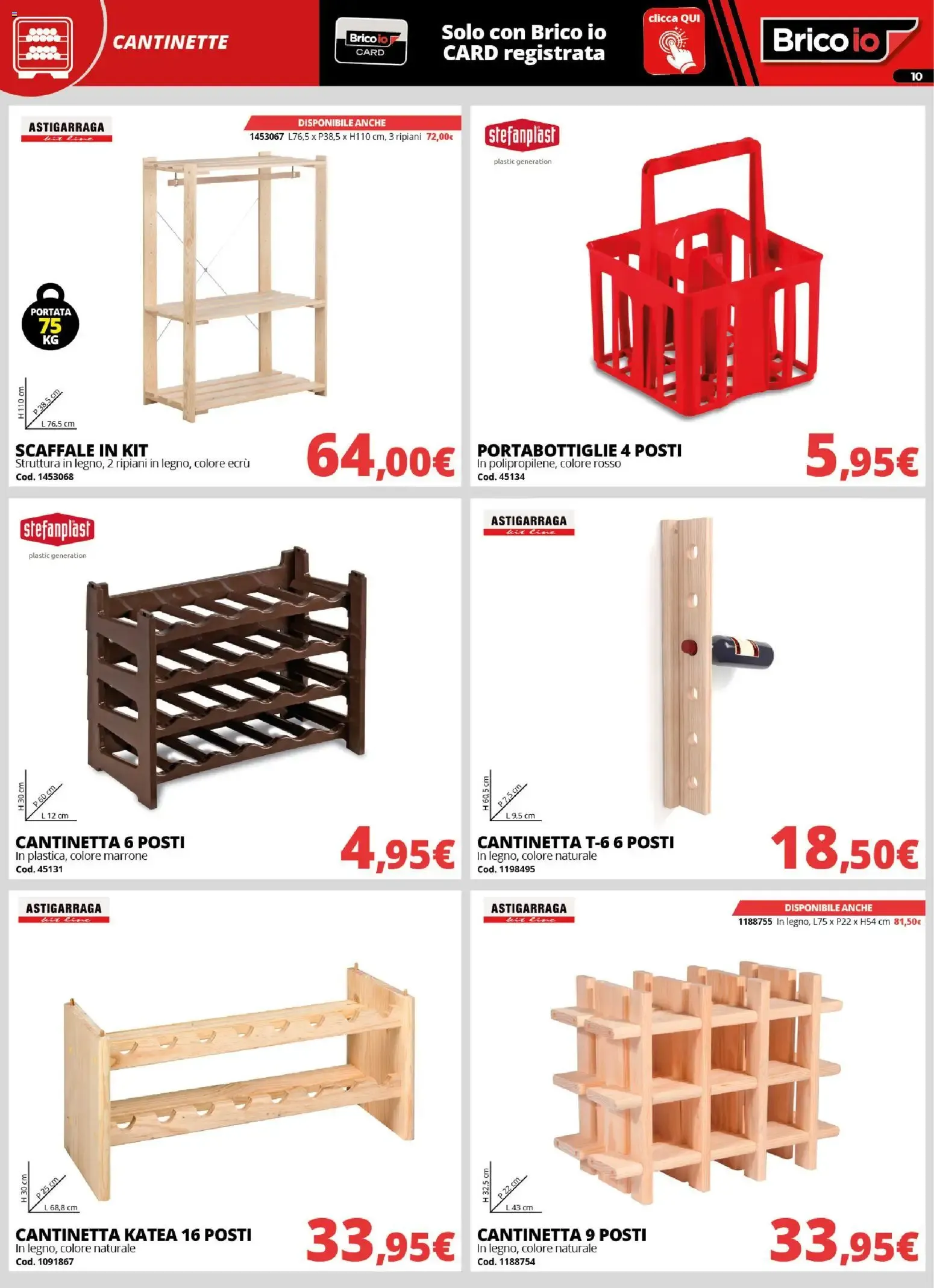 Nuovo Brico io volantino Sistemazione dal 20/08/2026 > offerte anteprima 🛍️ da 20 agosto a 27 settembre di 2026 - Pagina del volantino 10