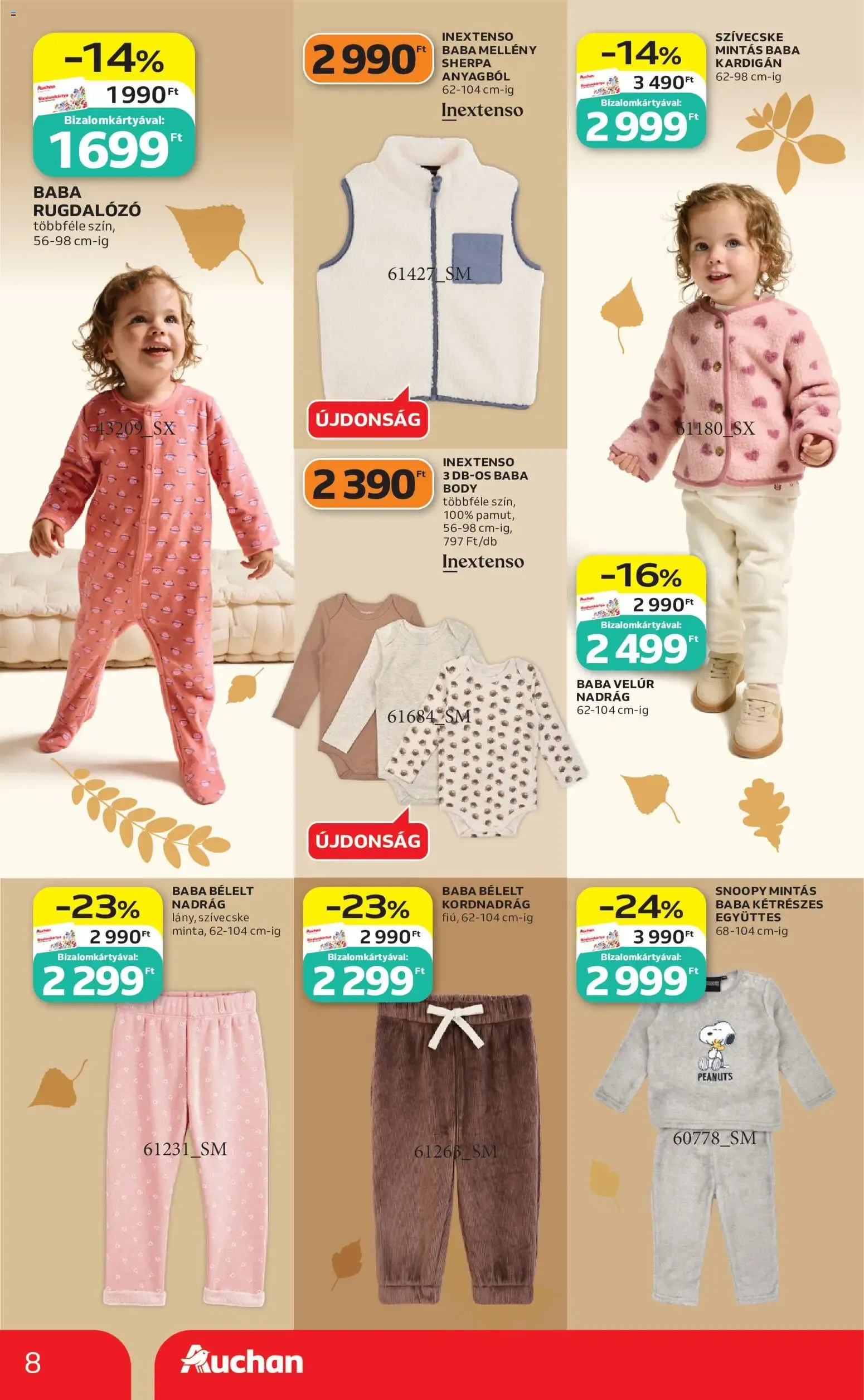 Katalógus Auchan ŐSZI DIVATKATALÓGUS október 1.-tól október 21.-ig 2026. - Oldal 8