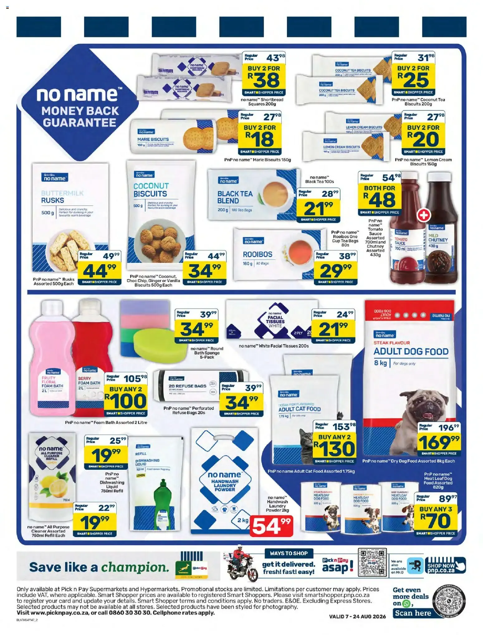 Pick n Pay - No Name Specials from 7 August to 24 August 2026 - Catalogue Page 2