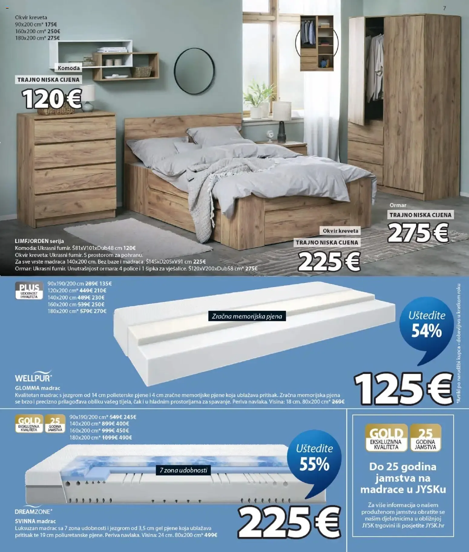 Katalog JYSK: Izvrsna ponuda za vaš dom od 19. kolovoza do 1. rujna 2026. - Pregled Stranica 7