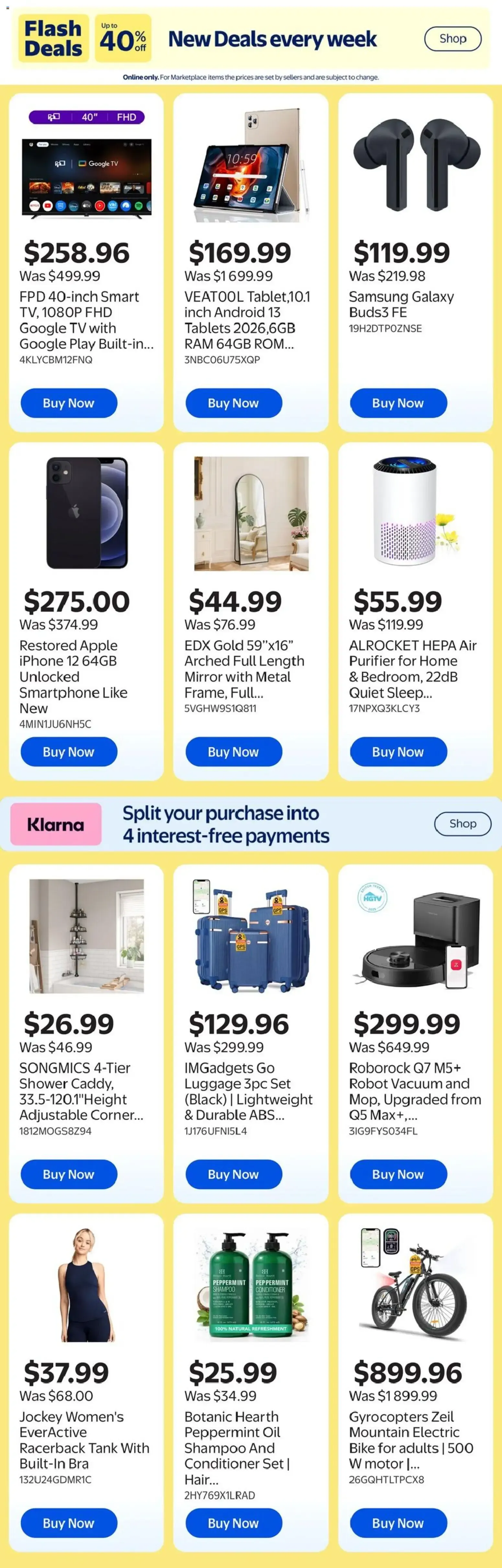 Walmart weekly flyer from Aug 27, 2026 > weekly specials & deals from August 27 to September 2 2026 - flyer page 13