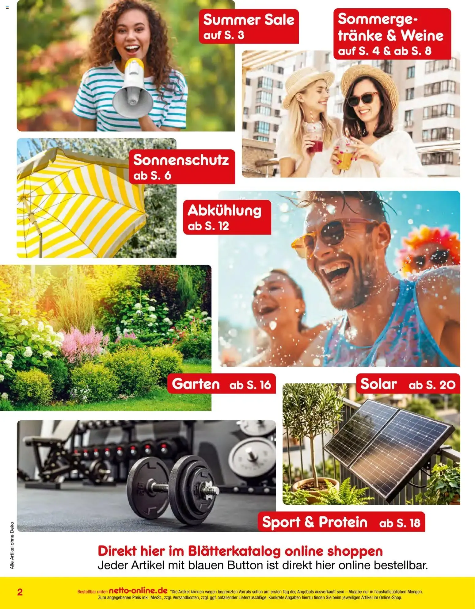 Netto Marken-Discount Online-Angebote August (ab 01.08.2026) » Angebote von 30. Juli bis 31. August 2026 - Prospekt seite 2