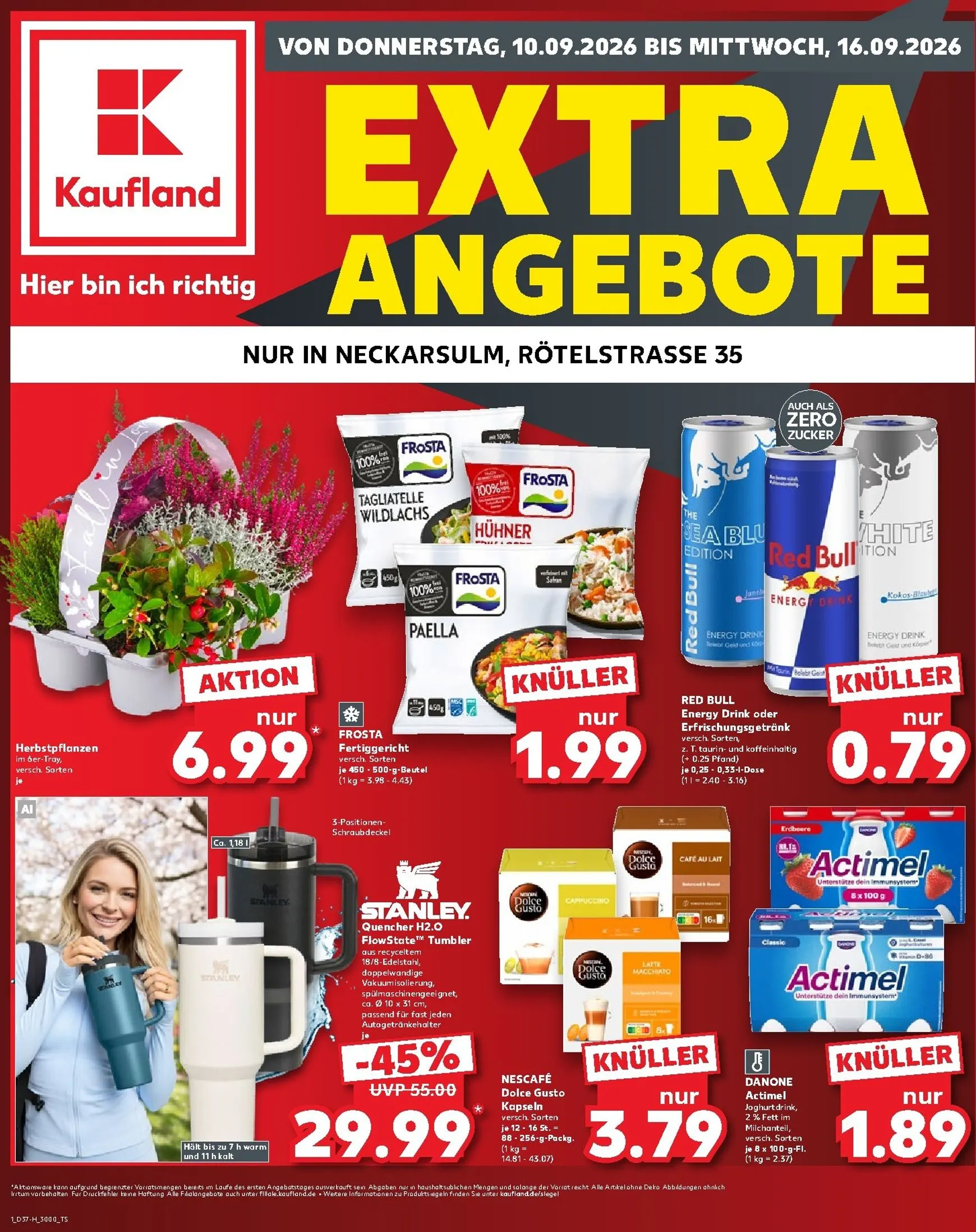 Kaufland - Neckarsulm Prospekt nächste Woche – von Donnerstag 10.09.2026 bis Mittwoch 16.09.2026 von 10. September bis 16. September 2026 - Prospekt seite 1