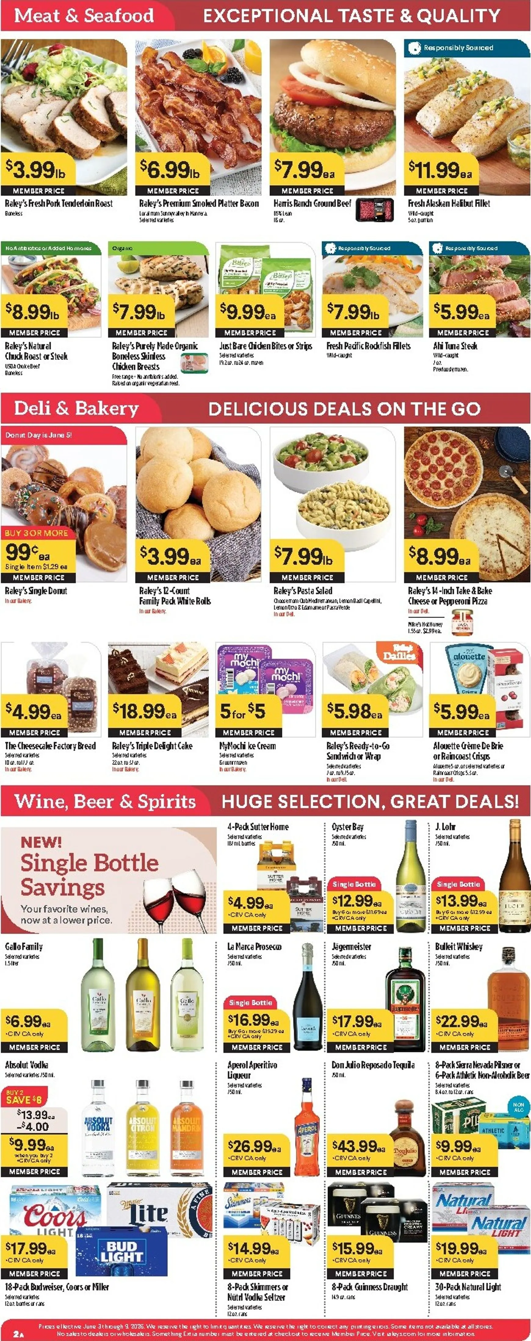 Weekly ad Current Raley's leaflet valid from Wednesday 06/03/2026 to Tuesday 06/09/2026 from June 3 to June 9 2026 - Page 3