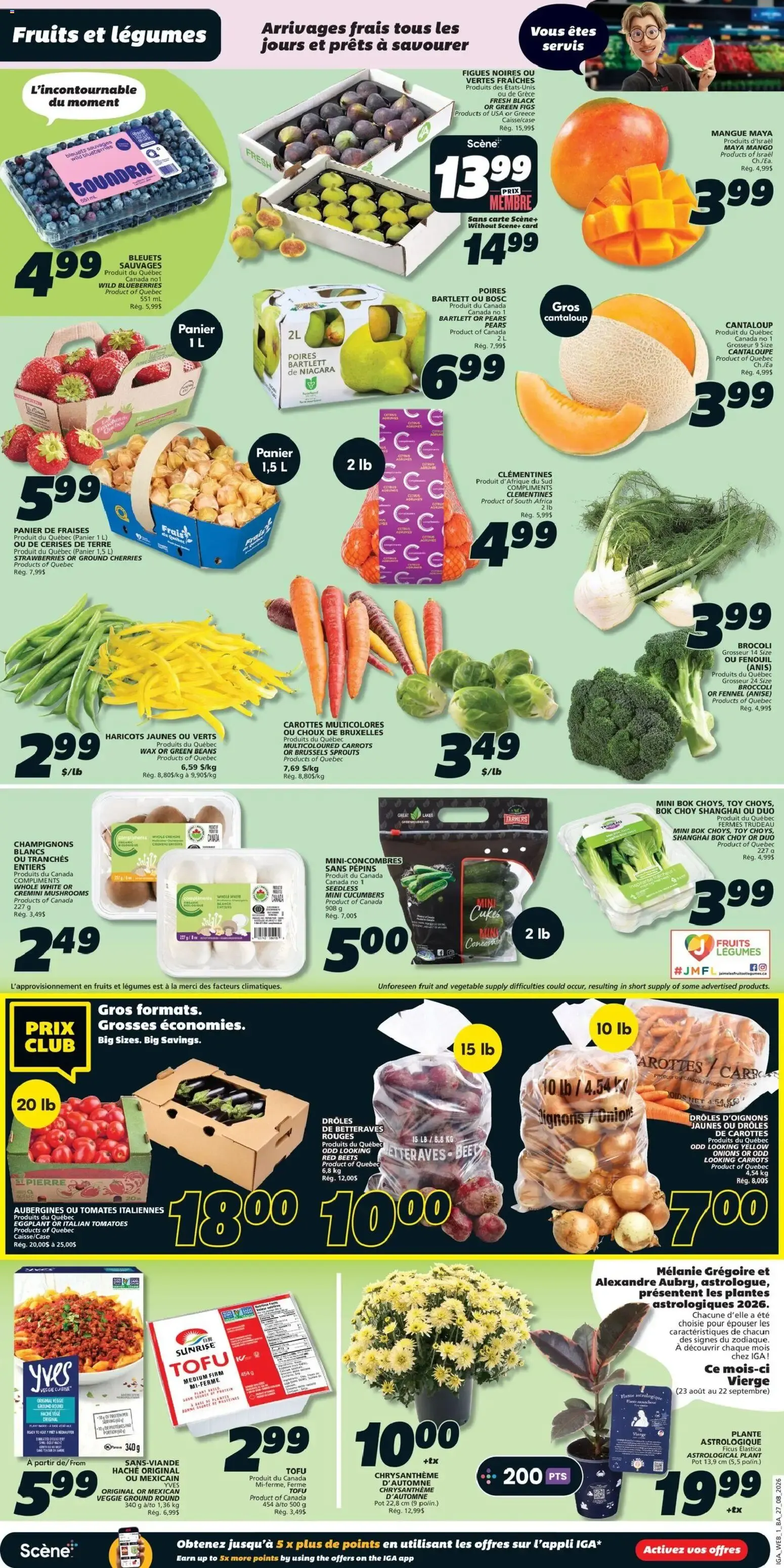 IGA weekly flyer / circulaire from Aug 27, 2026 > weekly specials & deals from August 27 to September 2 2026 - flyer page 4