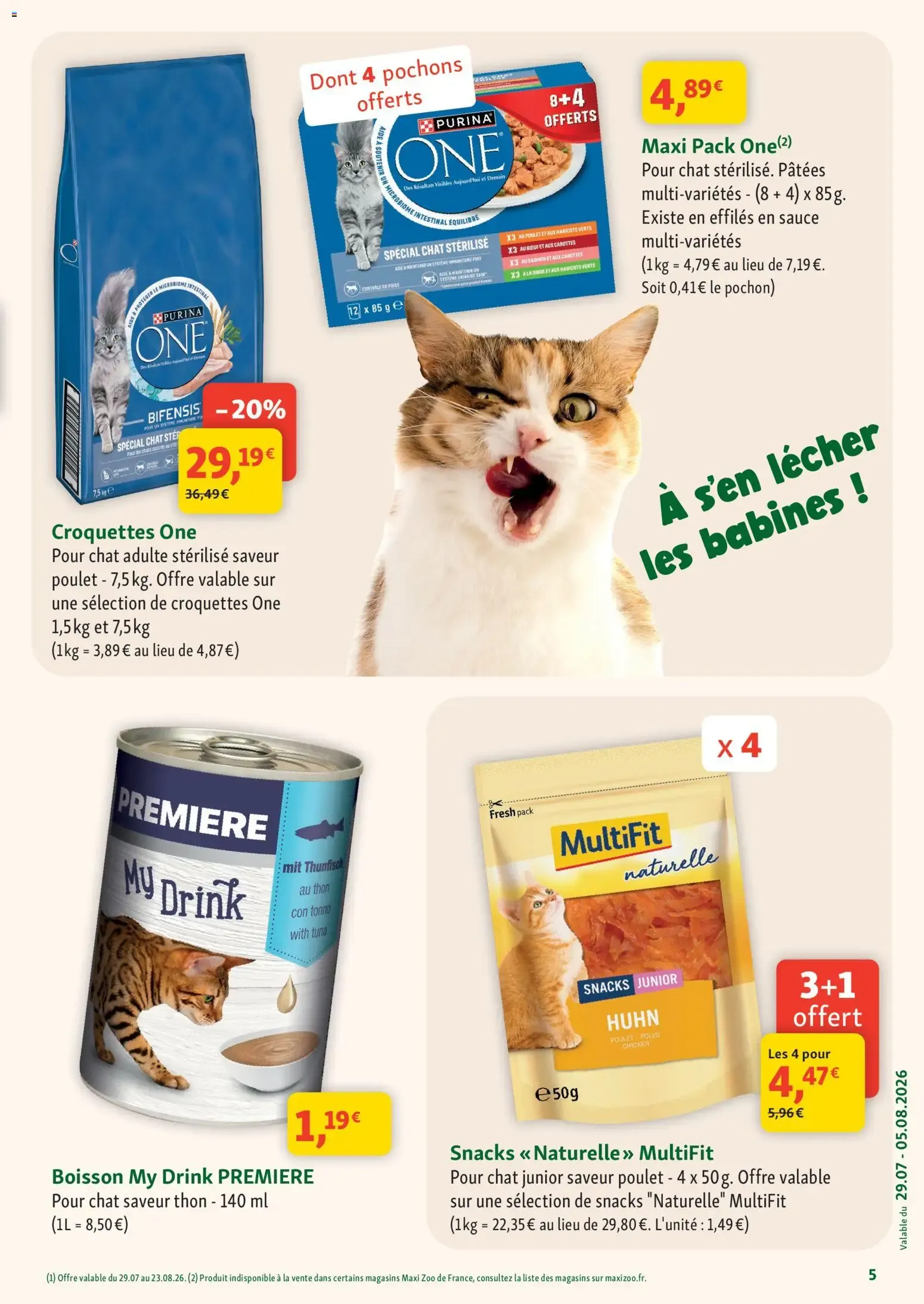 Maxi Zoo du 29 juillet au 5 août 2026 - Catalogue page 5