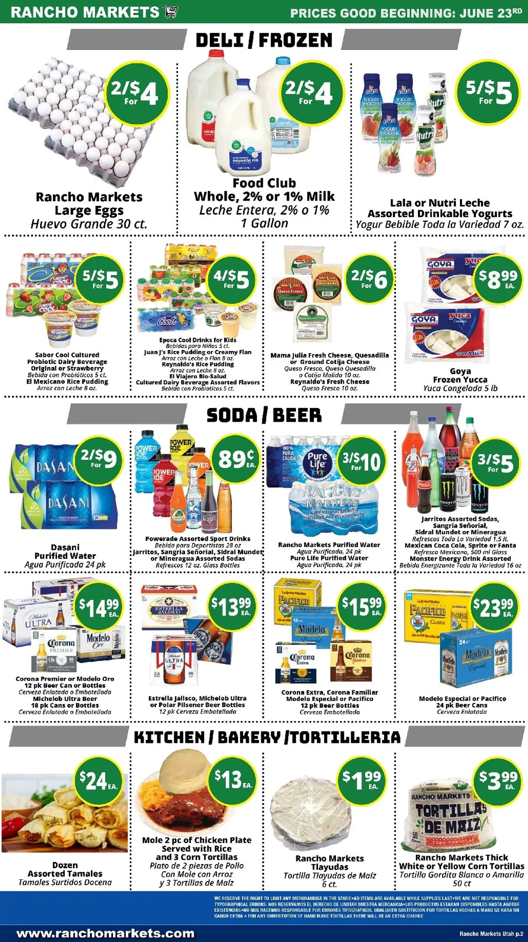 Weekly ad Rancho Markets - Weekly Specials from June 23 to June 29 2026 - Page 2