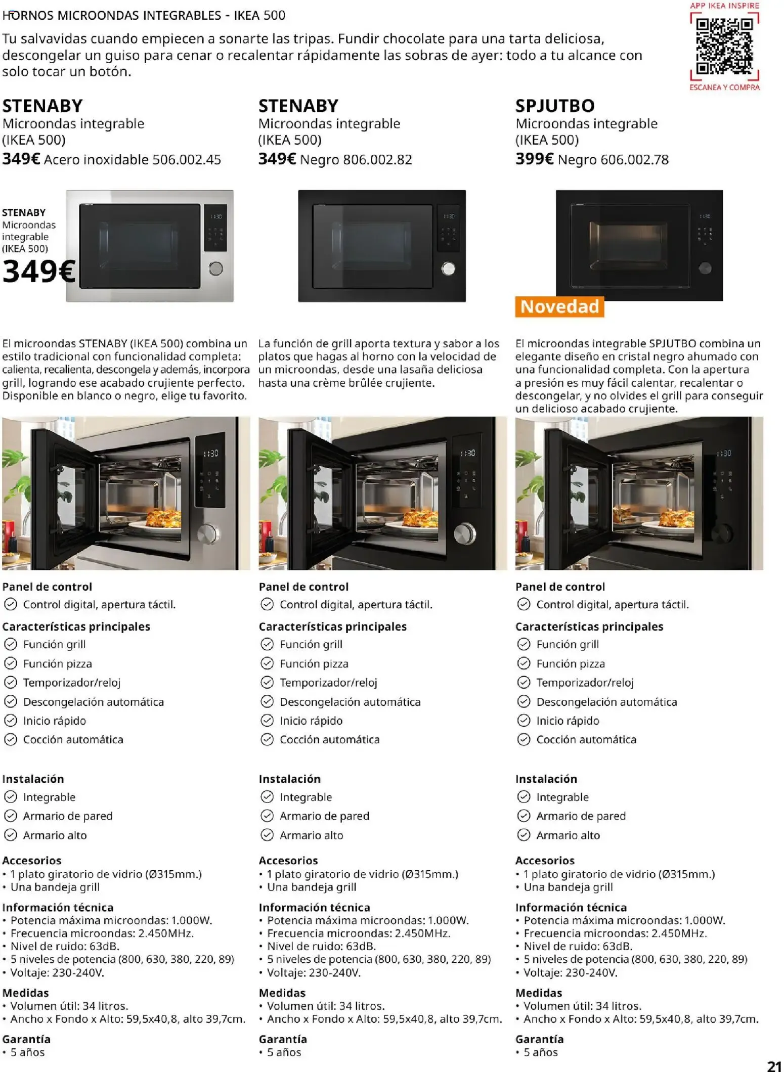 Catálogo de Guía de Compra Electrodomésticos IKEA 7 de mayo al 31 de agosto 2026 - Página 21