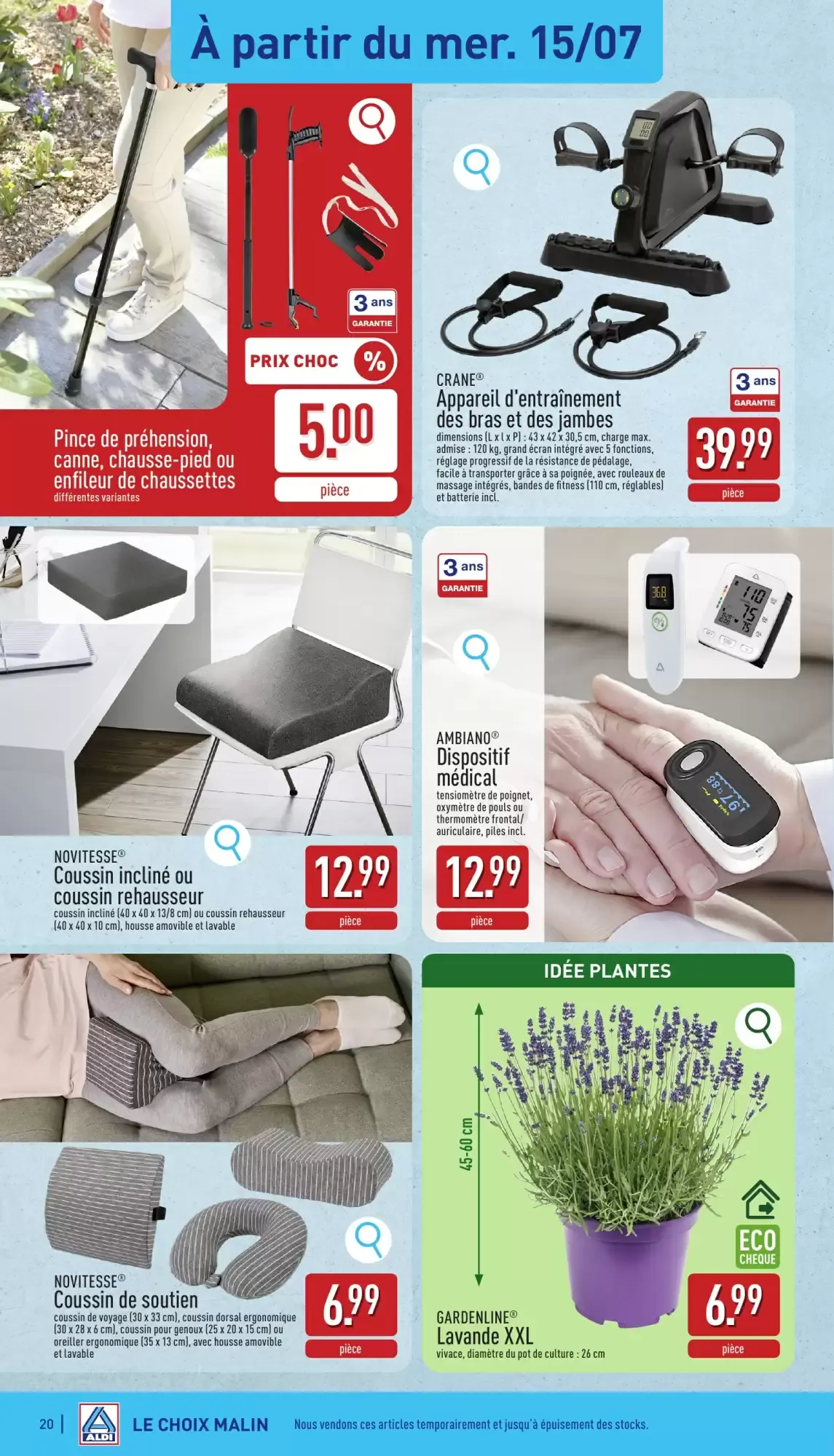 ALDI Dépliant du 13/07 au 18/07 van 13 juli tot 18 juli 2026 - folder pagina 20