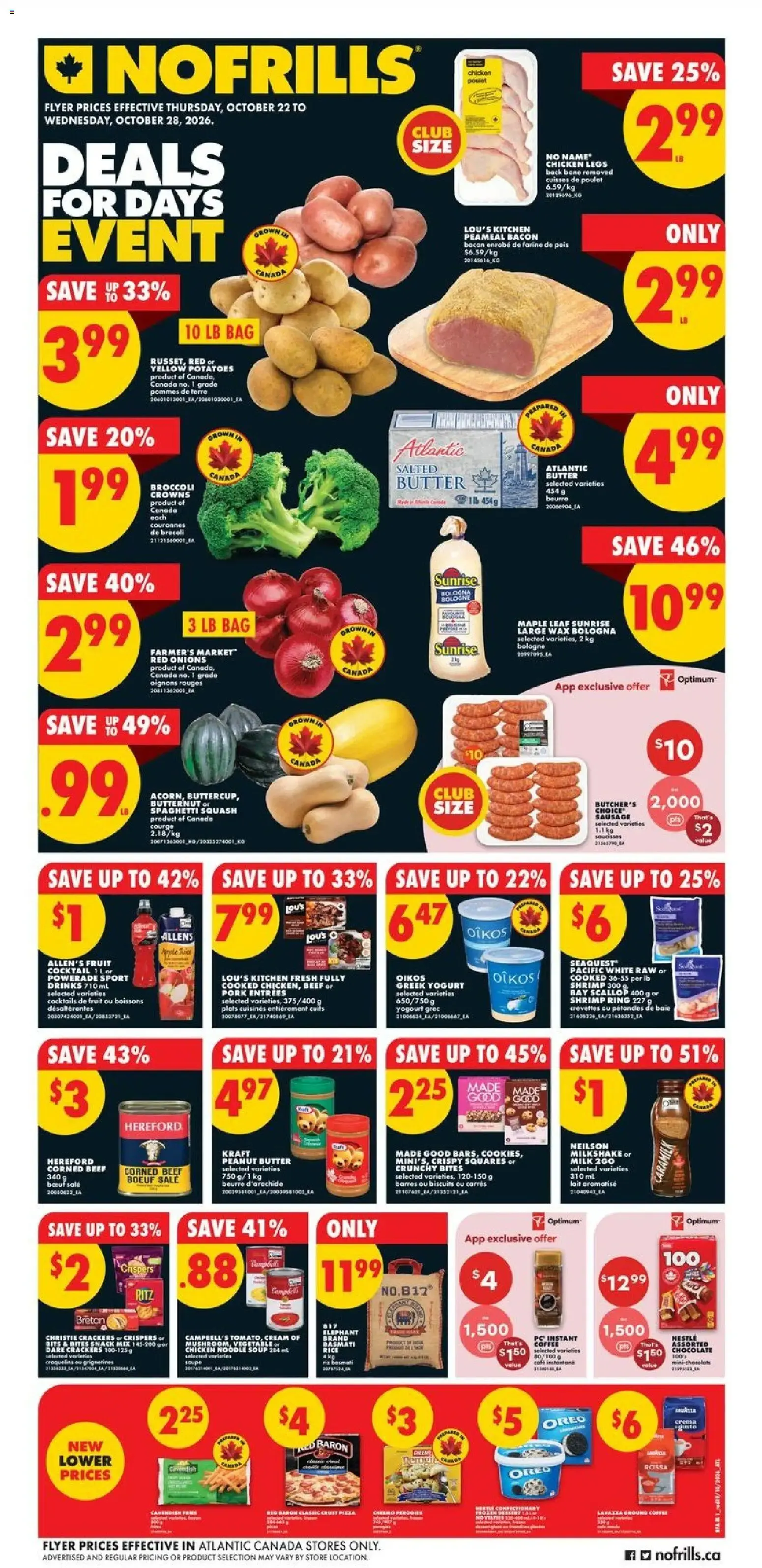 No Frills weekly flyer - NS from Oct 22, 2026 > weekly specials & deals from October 22 to October 28 2026 - flyer page 1
