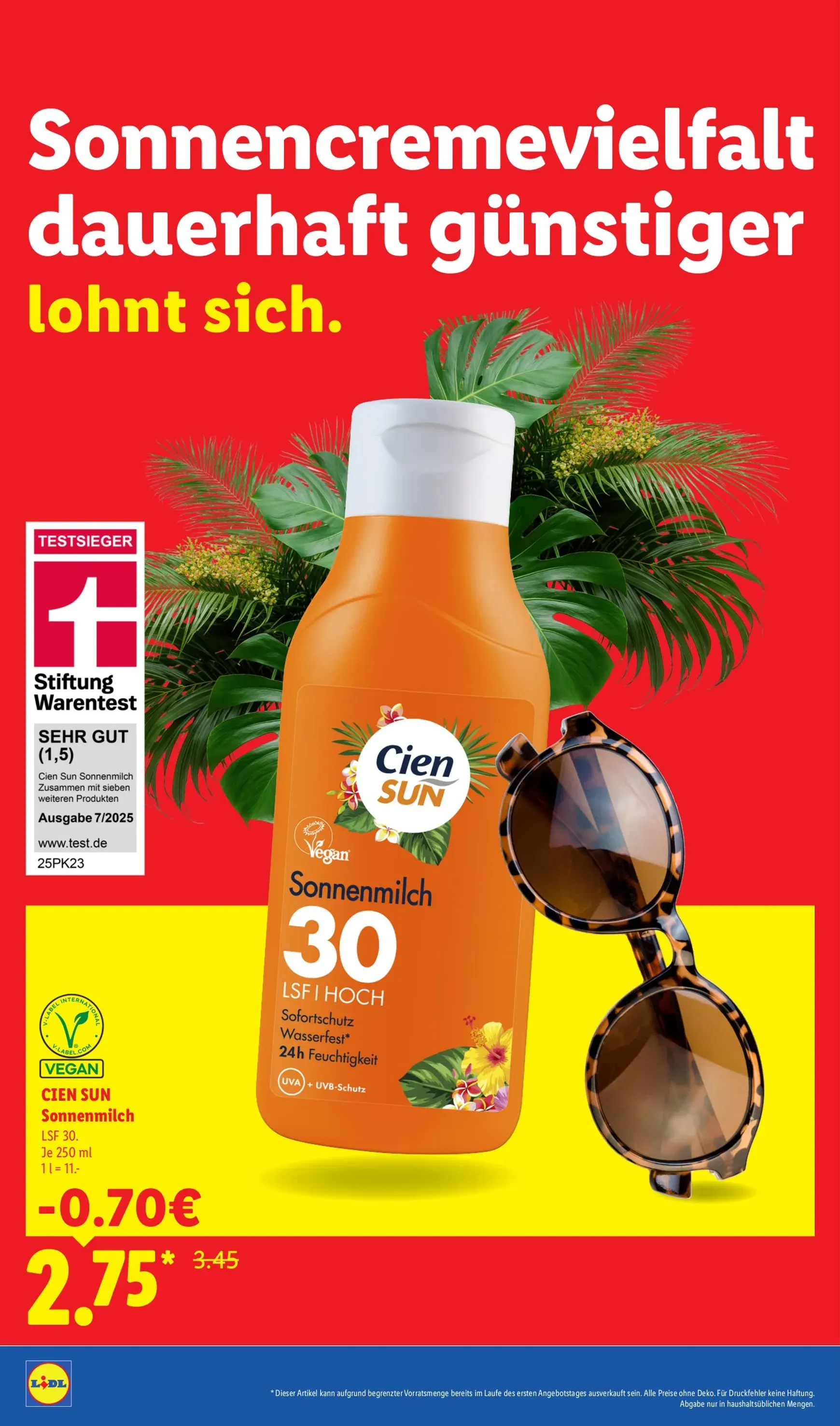 Lidl - Der Preisführer macht Deutschland dauerhaft günstiger! von 1. Juli bis 31. August 2026 - Prospekt seite 2