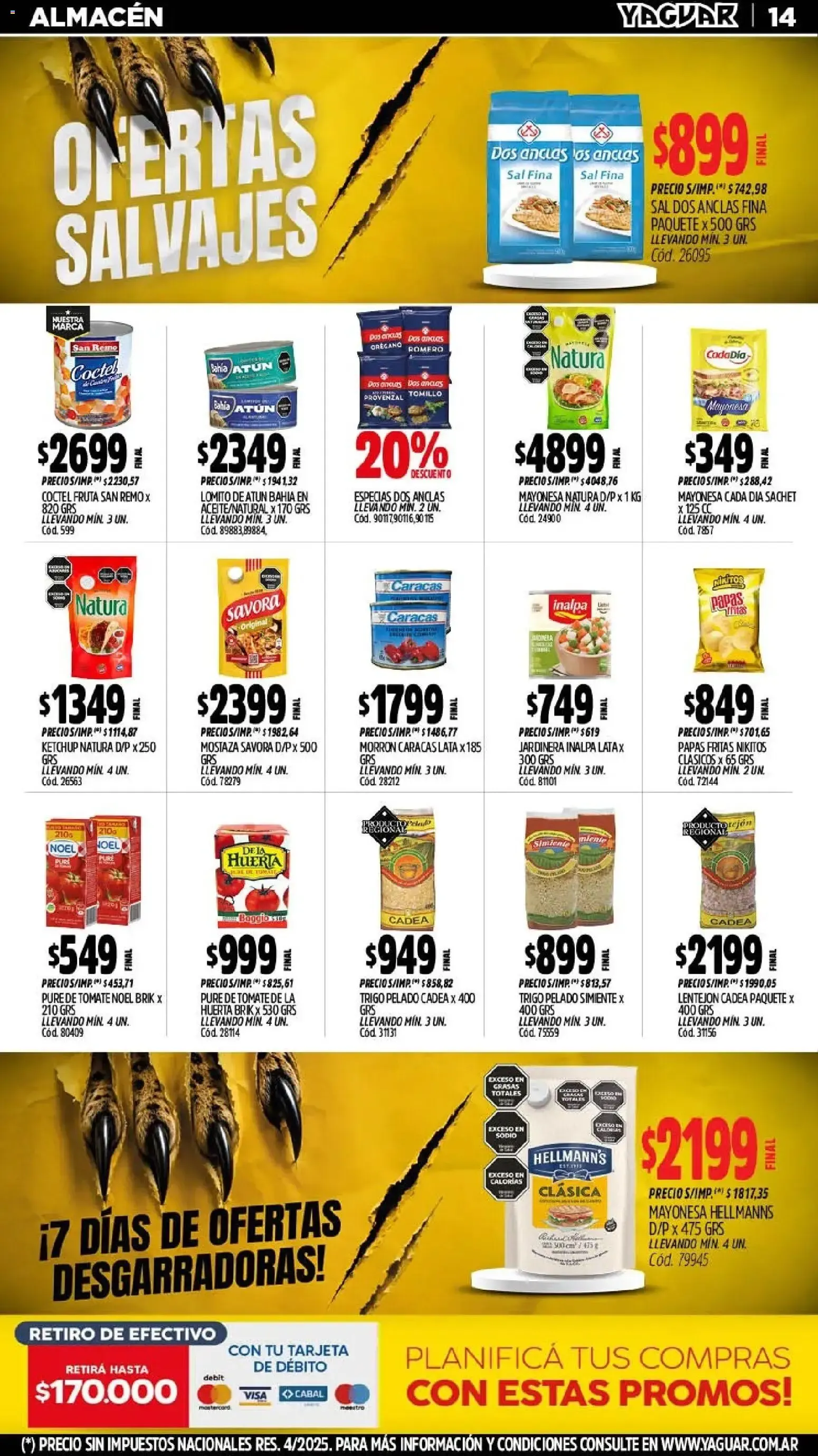 Ofertas de Yaguar - Oferta Semanal San Juan del 03/08/2026 - 08/08/2026 3 de agosto al 8 de agosto 2026 - Página 14 del catálogo