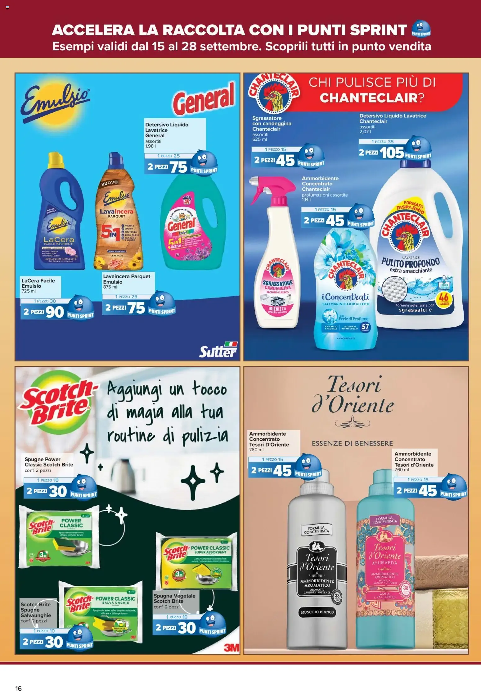 Nuovo Carrefour volantino Iper - Punti Sprint Payback dal 15/09/2026 > offerte anteprima 🛍️ da 15 settembre a 28 settembre di 2026 - Pagina del volantino 16