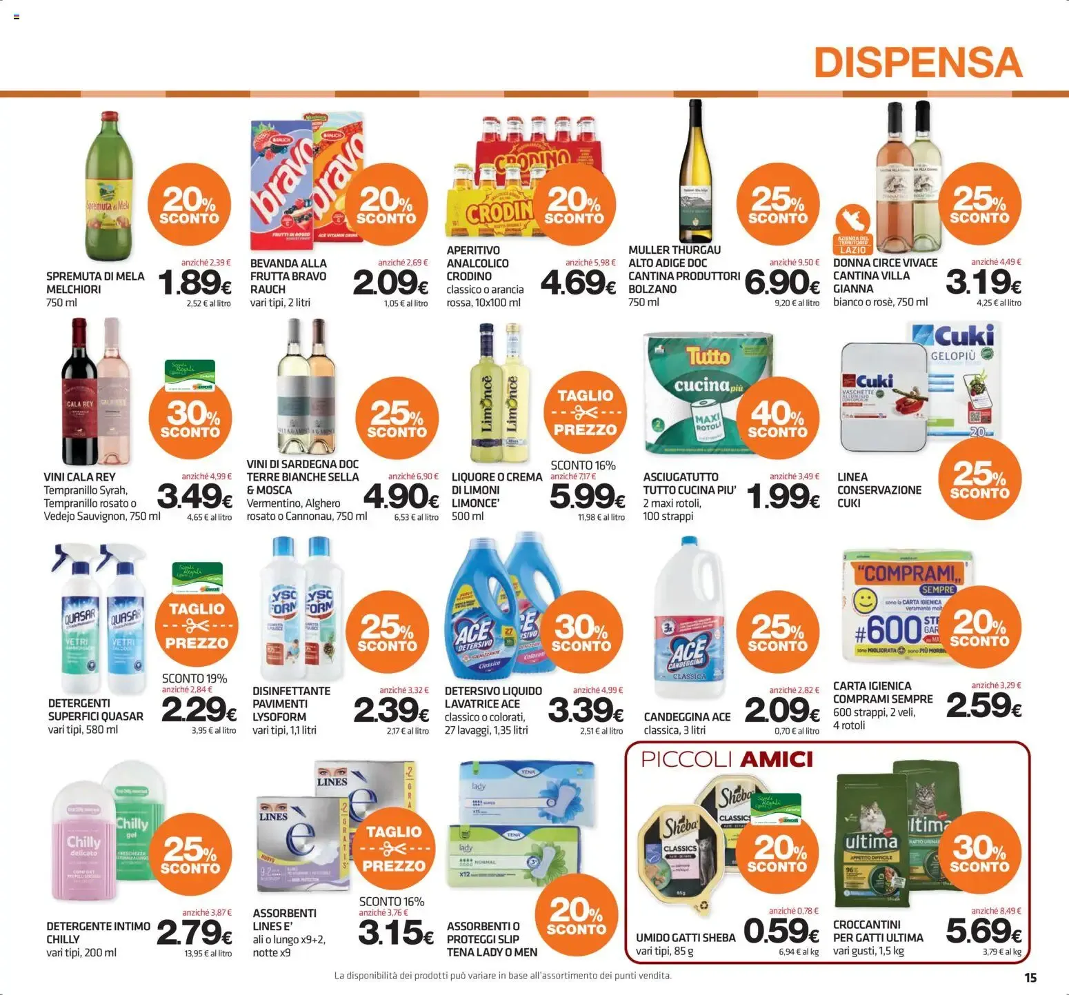 Superconti Supermercati - Grandes Descuentos da 18 giugno a 1 luglio di 2026 - Pagina del volantino 15