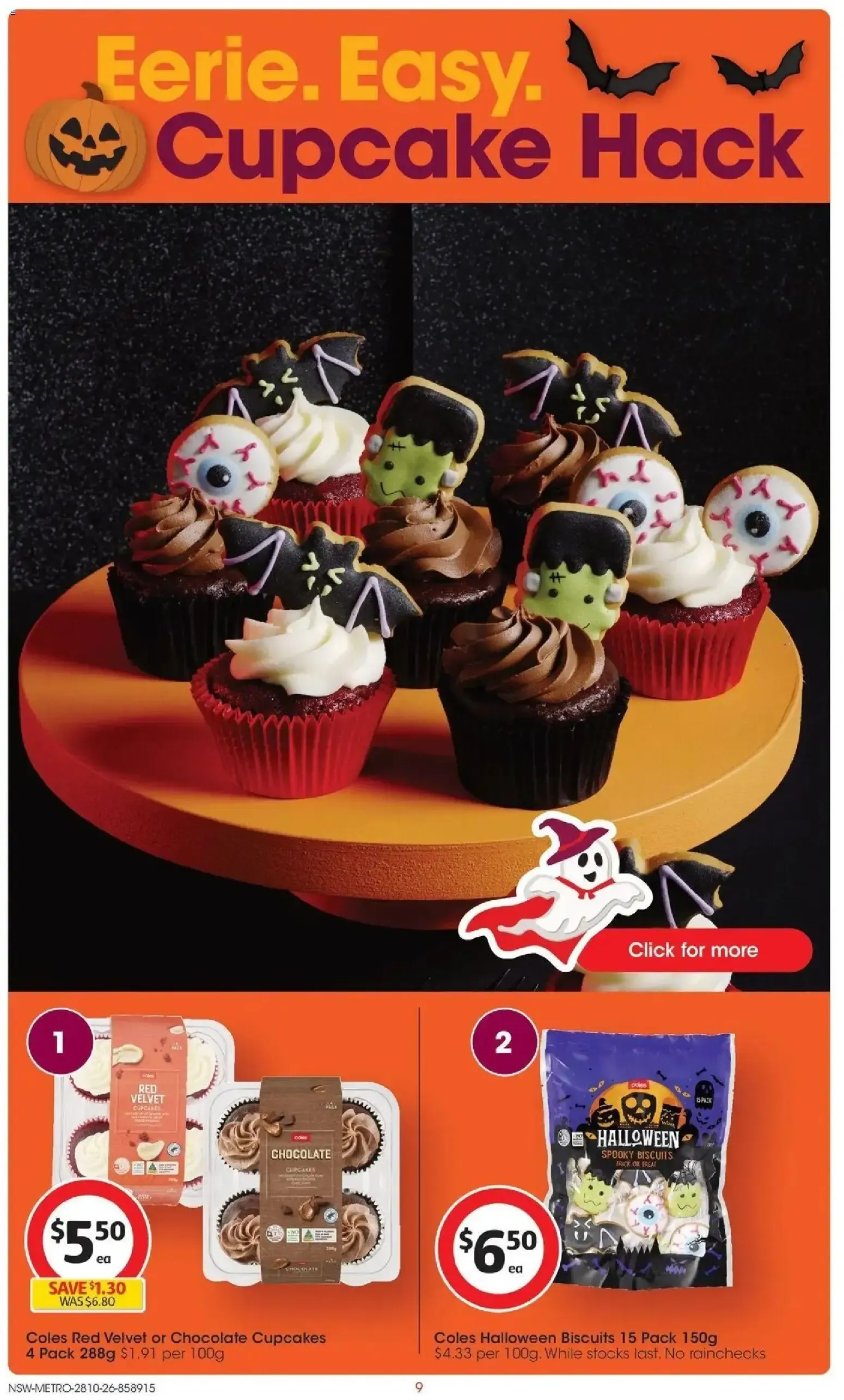 Coles Halloween 👻 catalogue from 28/10/2026 - Catalogue valid from 28 October to 3 November 2026 - page 9