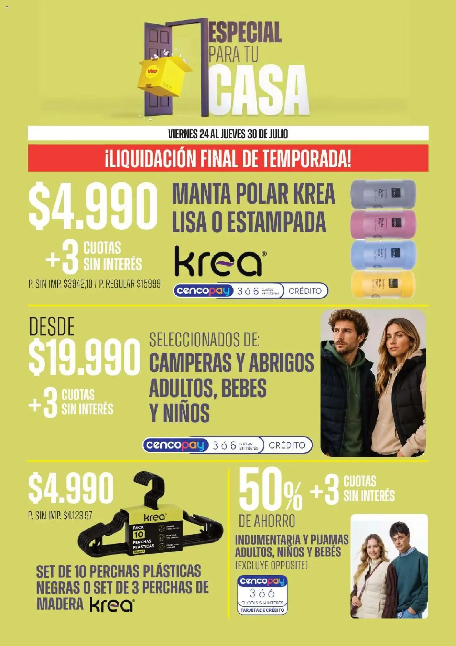 Ofertas de Vea - Especial para tu casa del 24/07/2026 - 29/07/2026 24 de julio al 29 de julio 2026 - Página 8 del catálogo