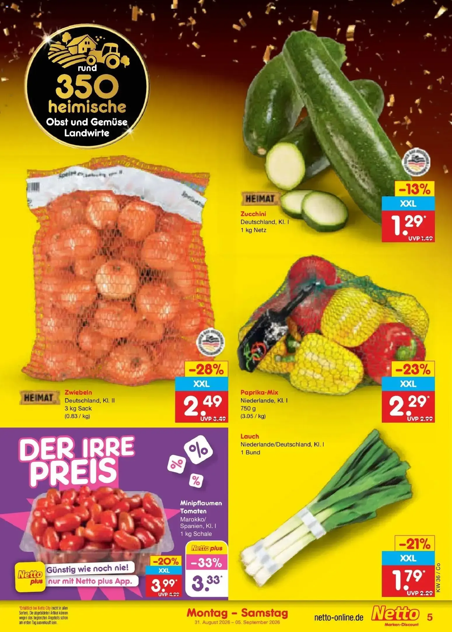Netto Marken-Discount XXL SPAR GANZ NAH von 31. August bis 5. September 2026 - Prospekt seite 7