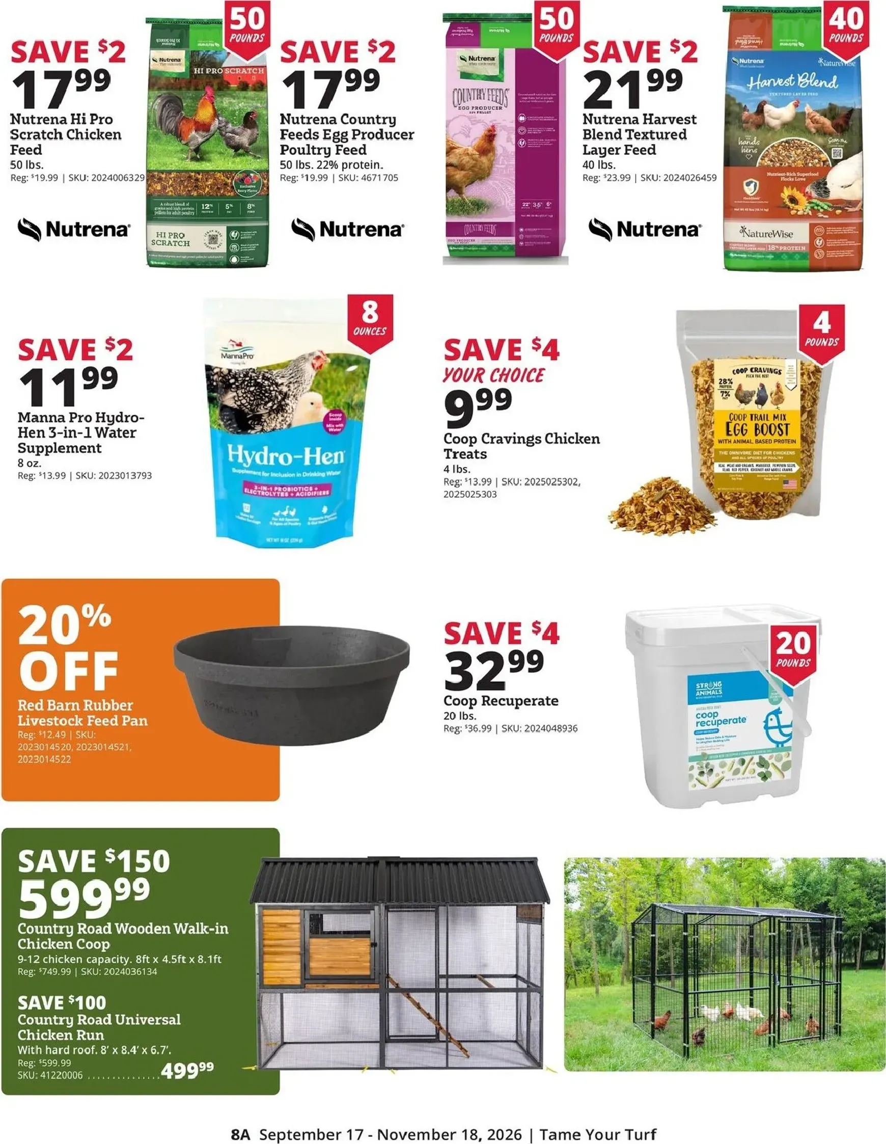 Weekly ad Rural King | Tame Your Turf from September 17 to November 18 2026 - Page 8