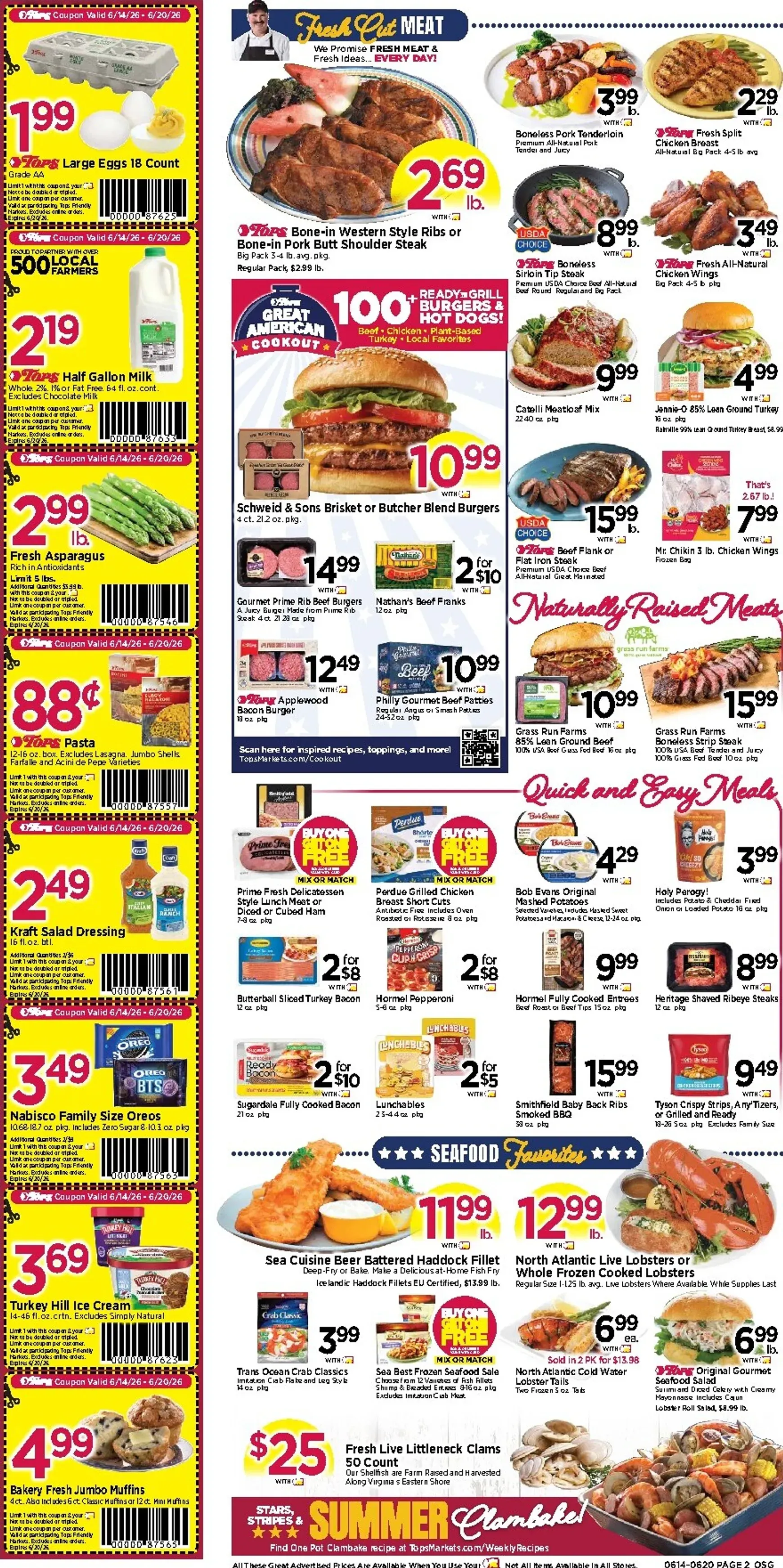 Weekly ad Current Tops Markets leaflet valid from Sunday 06/14/2026 to Saturday 06/20/2026 from June 14 to June 20 2026 - Page 2