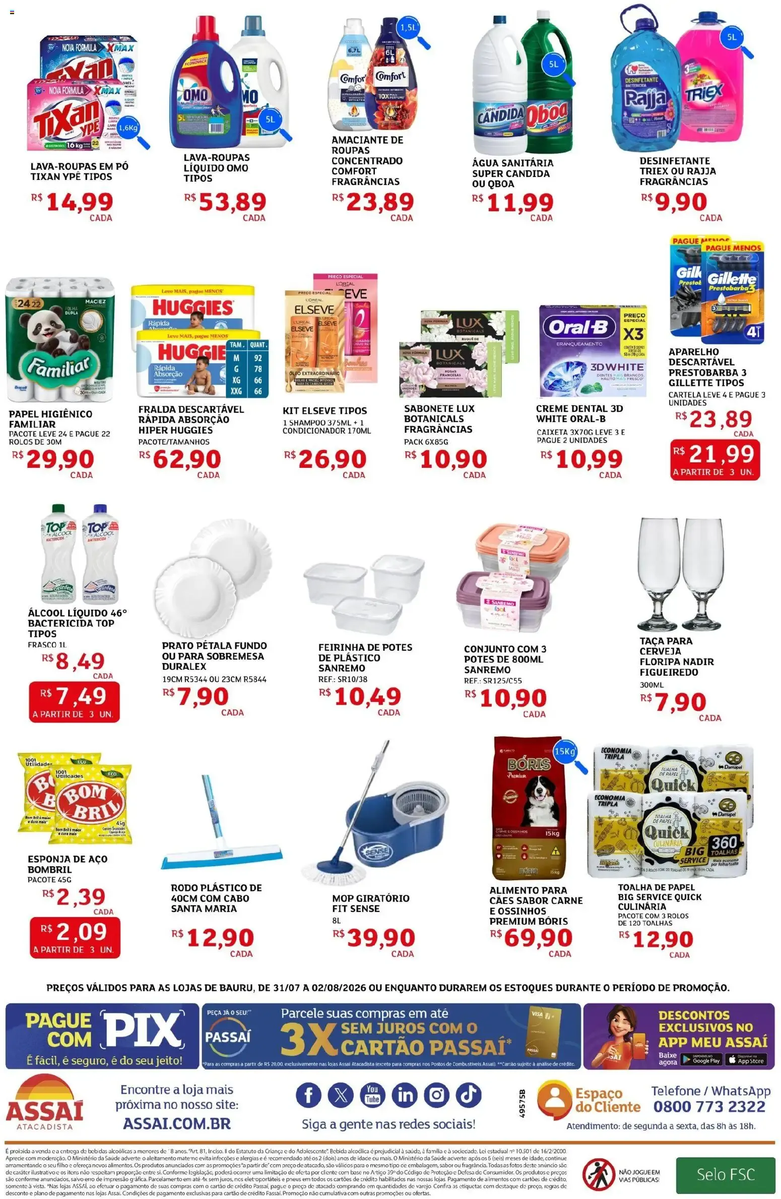 Encarte de Assaí Atacadista ofertas - SP de 31/07/2026 | Promoções Online 31 de julho até 2 de agosto 2026 - Pagina 2