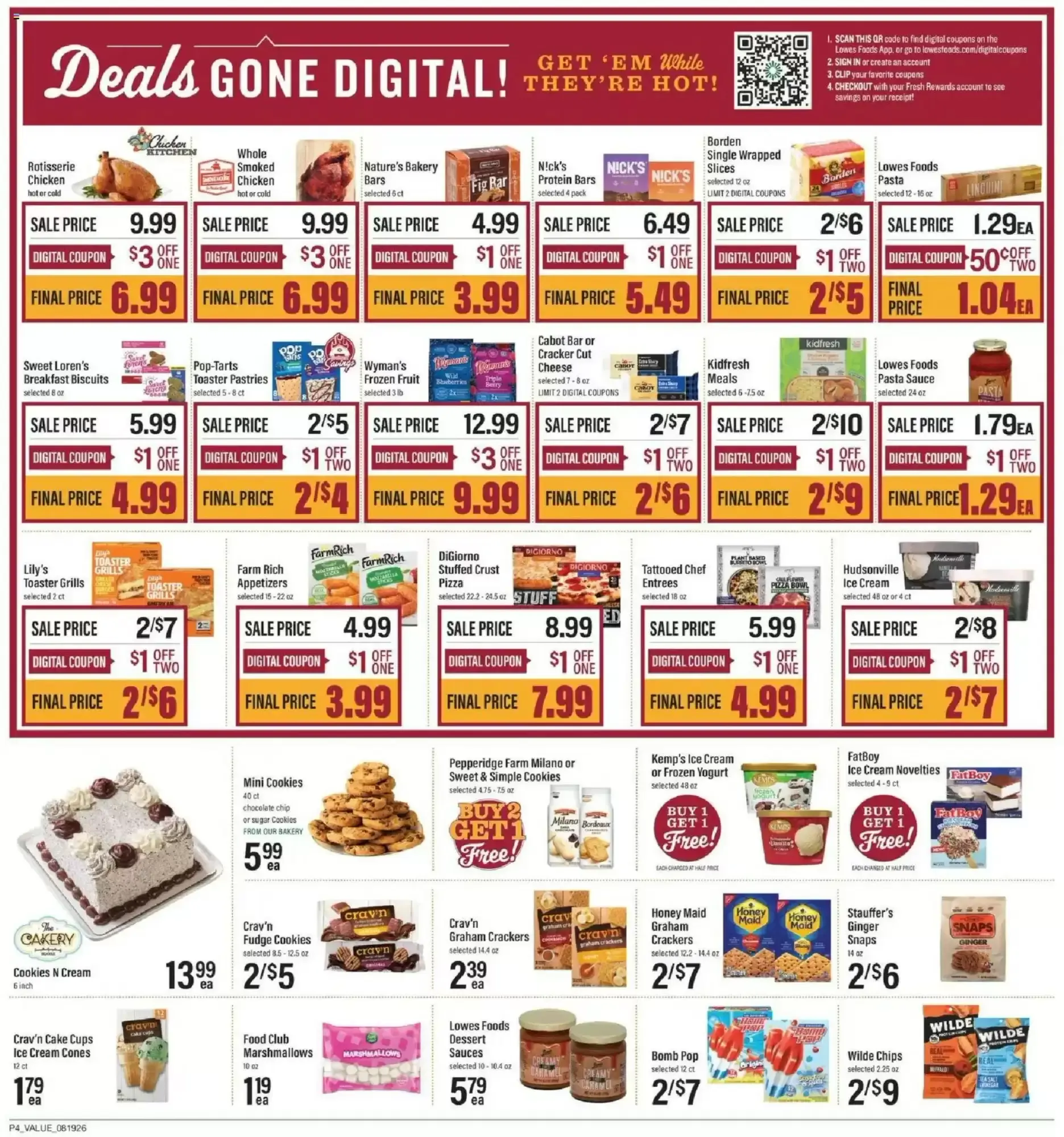 Weekly promotion Lowes Foods weekly ad week 34 spanning from August 19 to August 25 2026 - Page 7 for Catalogue 365