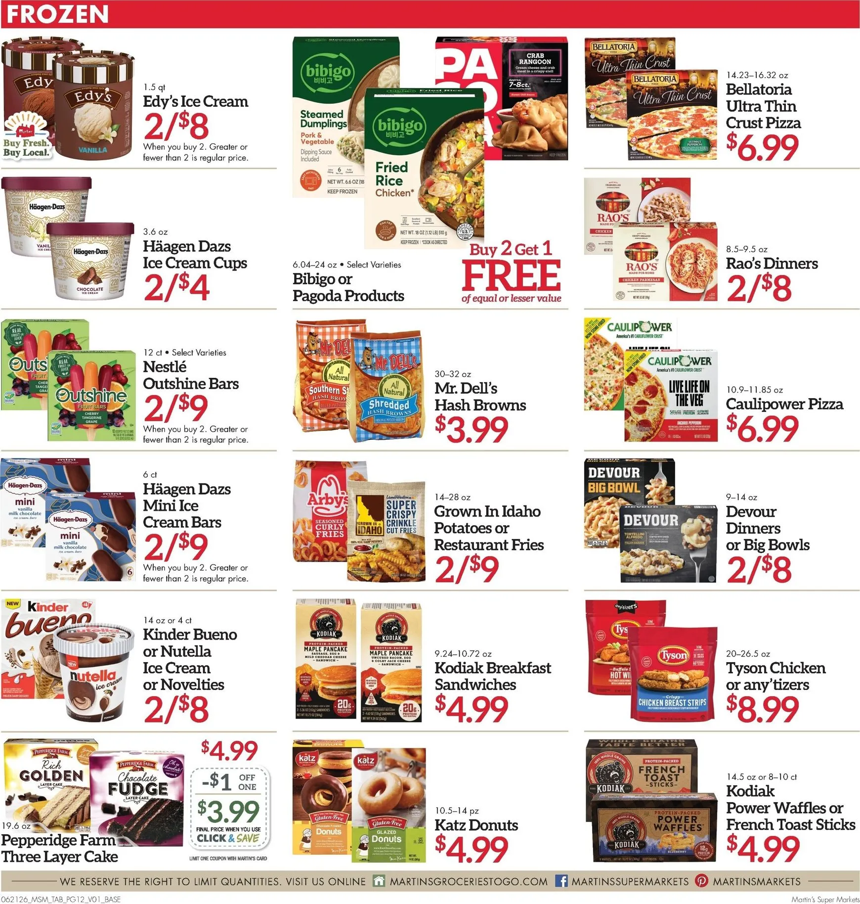 Weekly ad Current Martin's Super Markets leaflet valid from Sunday 06/21/2026 to Saturday 06/27/2026 from June 21 to June 27 2026 - Page 12