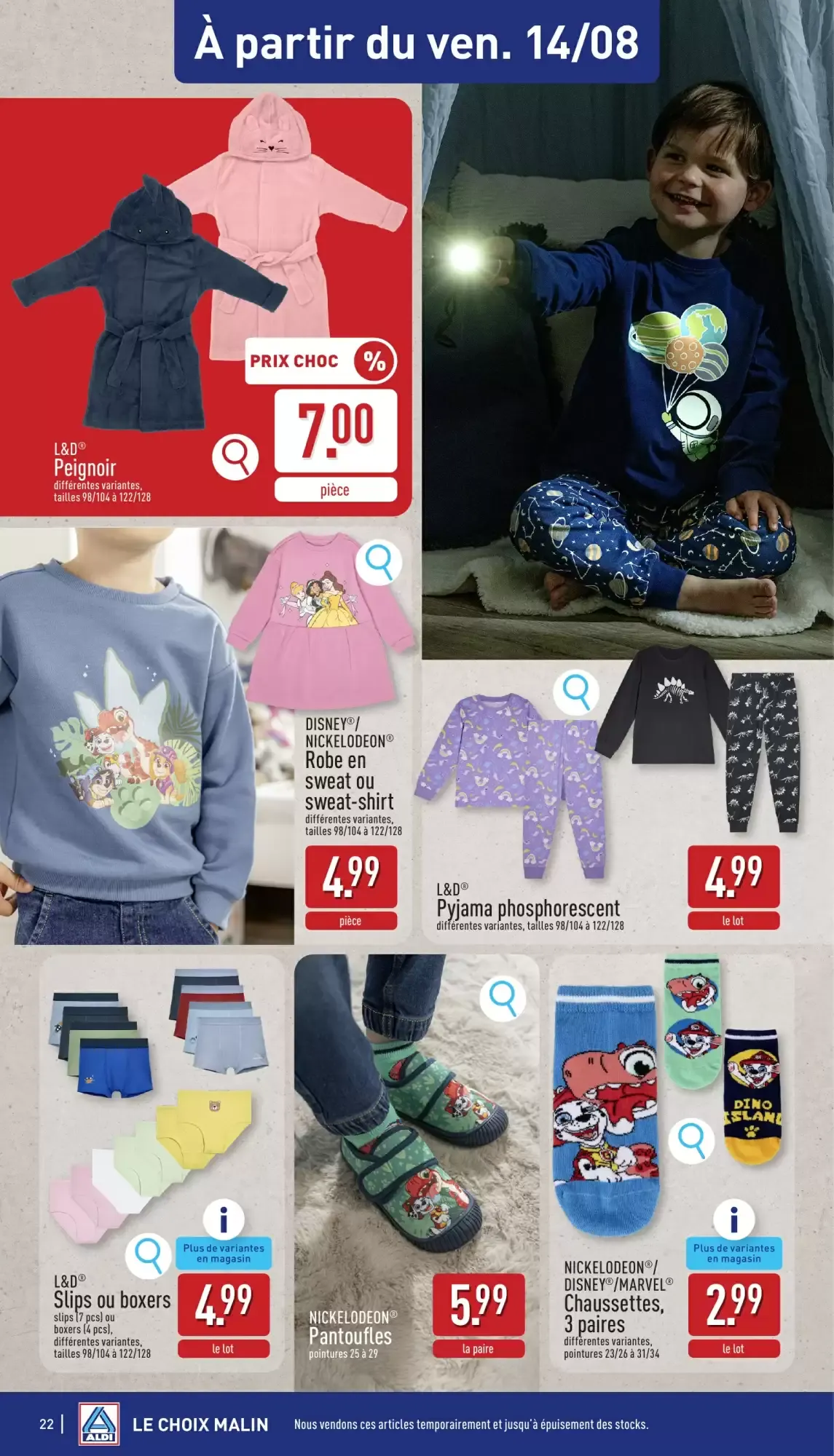 ALDI Dépliant du lun. 10/08 au ven. 14/08 van 10 augustus tot 14 augustus 2026 - folder pagina 22