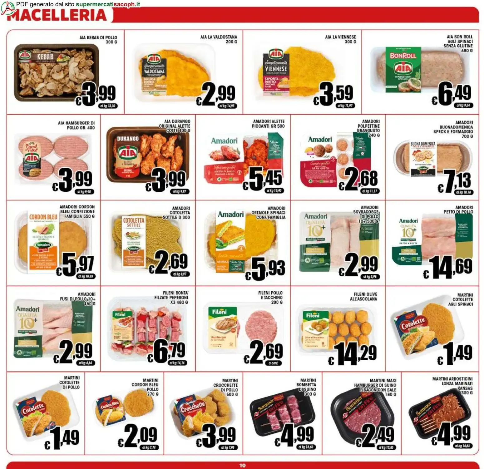 Sacoph volantino dal 21/08/2026 - online Offerte da 21 agosto a 1 settembre di 2026 - Pagina del volantino 10