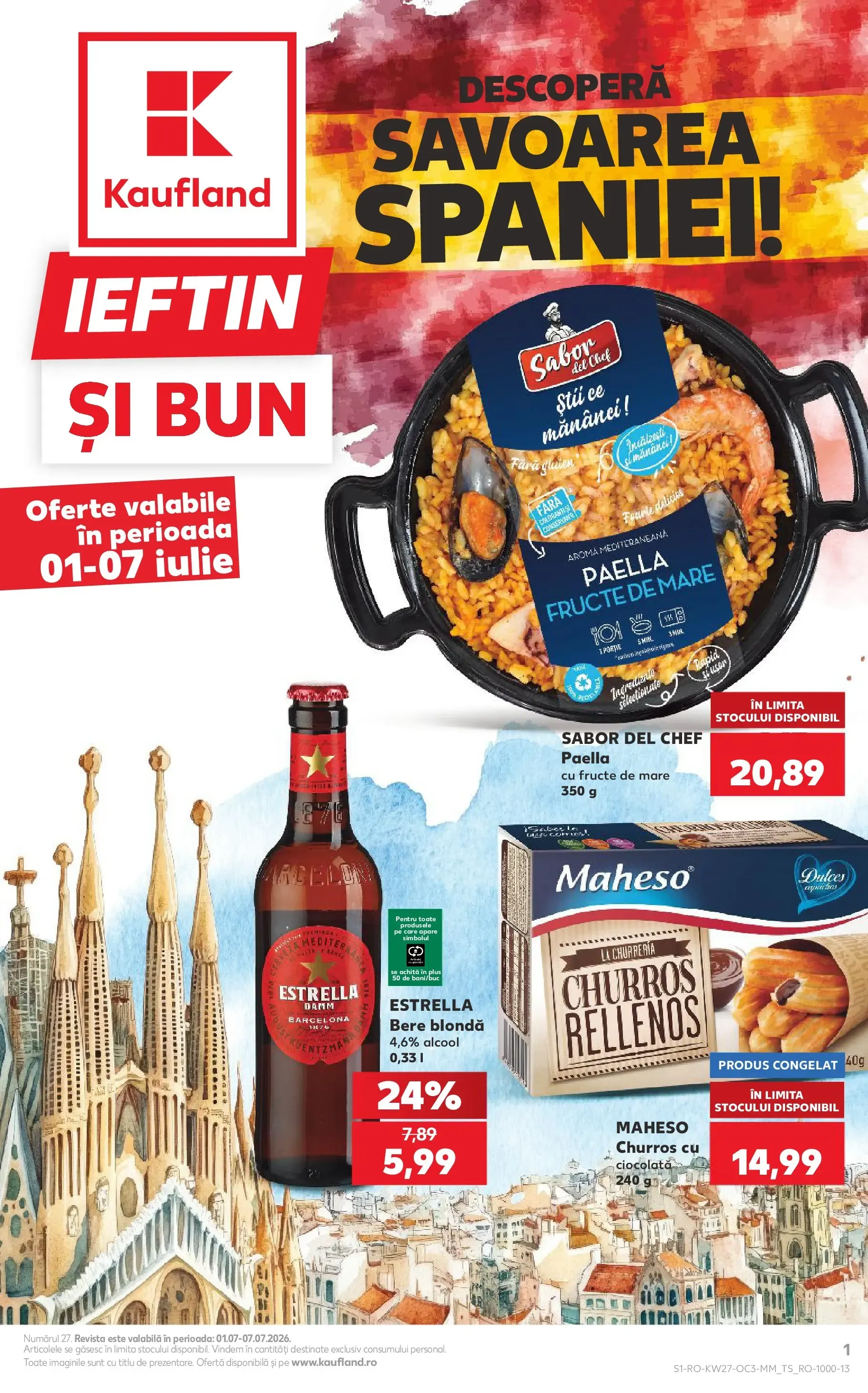 Catalog Kaufland: Descubre la Sabor de España de la 1 iulie până la 7 iulie 2026 - Revista Pagina 1