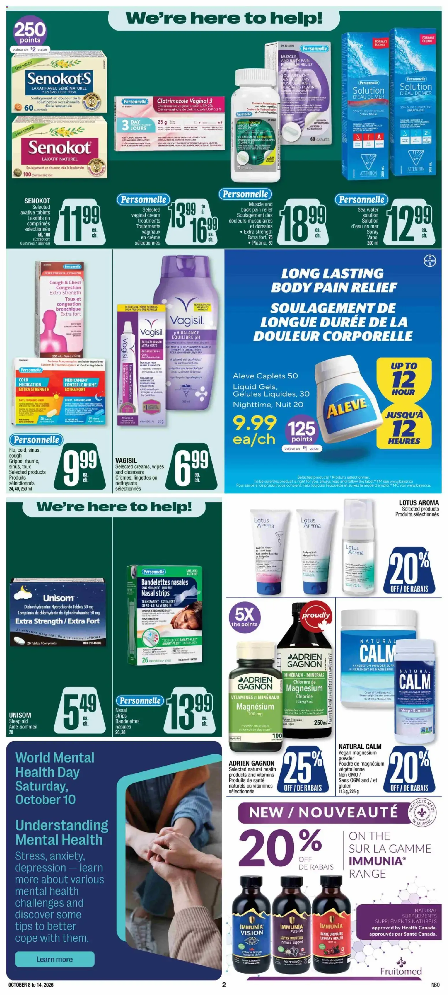 Jean Coutu flyer - Pharma Booklet from Oct 8, 2026 > weekly specials & deals from October 8 to October 14 2026 - flyer page 2