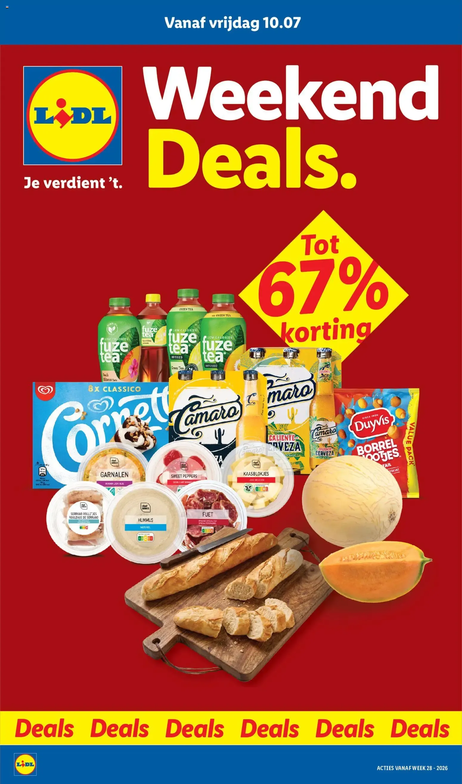 Lidl Weekend Deals van 10 juli tot 19 juli 2026 - Folder pagina 1