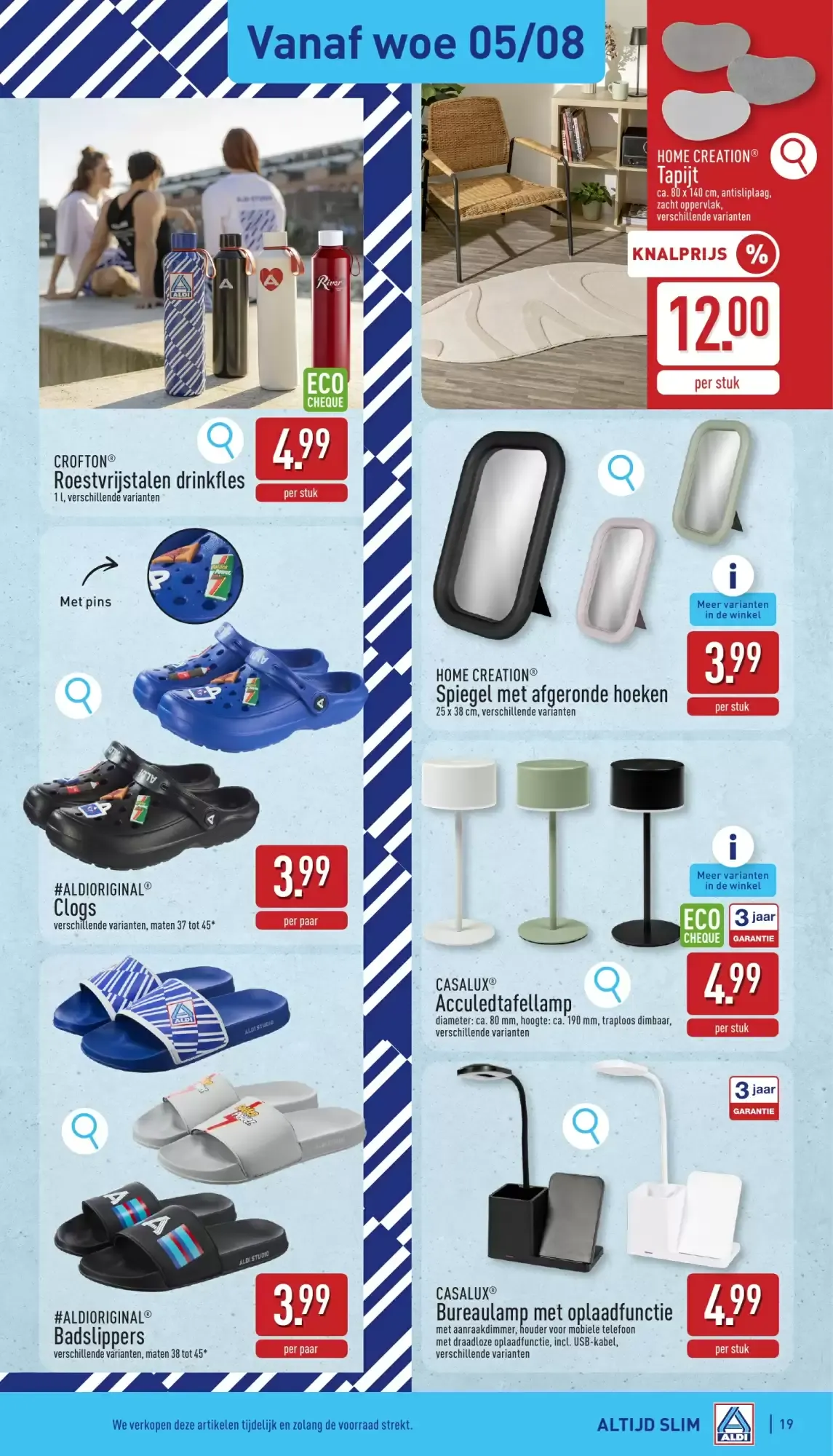 ALDI Folder van ma 03/08 t.e.m. zat 08/08 van 3 augustus tot 8 augustus 2026 - folder pagina 19