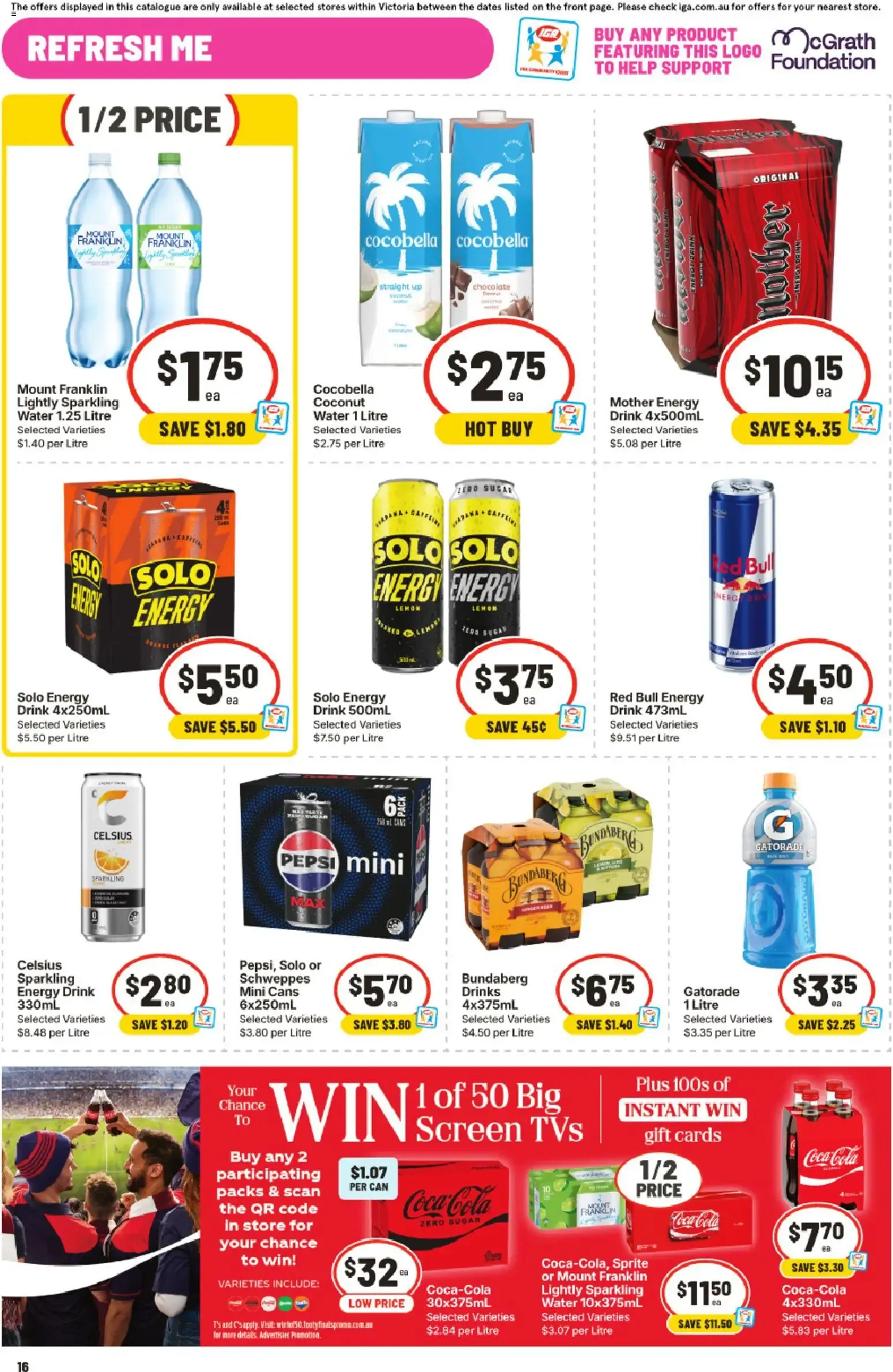 IGA FOOTY FINALS - Catalogue valid from 23 September to 29 September 2026 - page 16