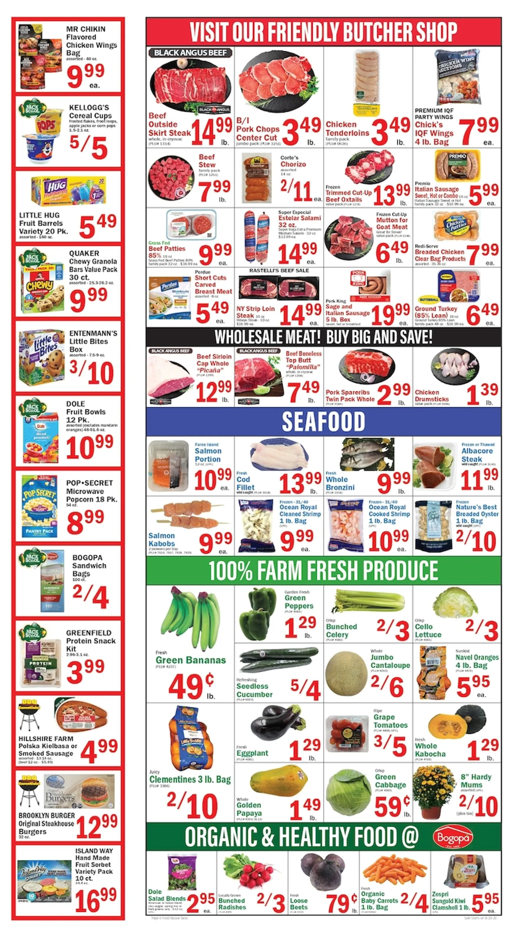 Weekly ad Current Food Bazaar leaflet valid from Thursday 08/20/2026 to Wednesday 08/26/2026 from August 20 to August 26 2026 - Page 6