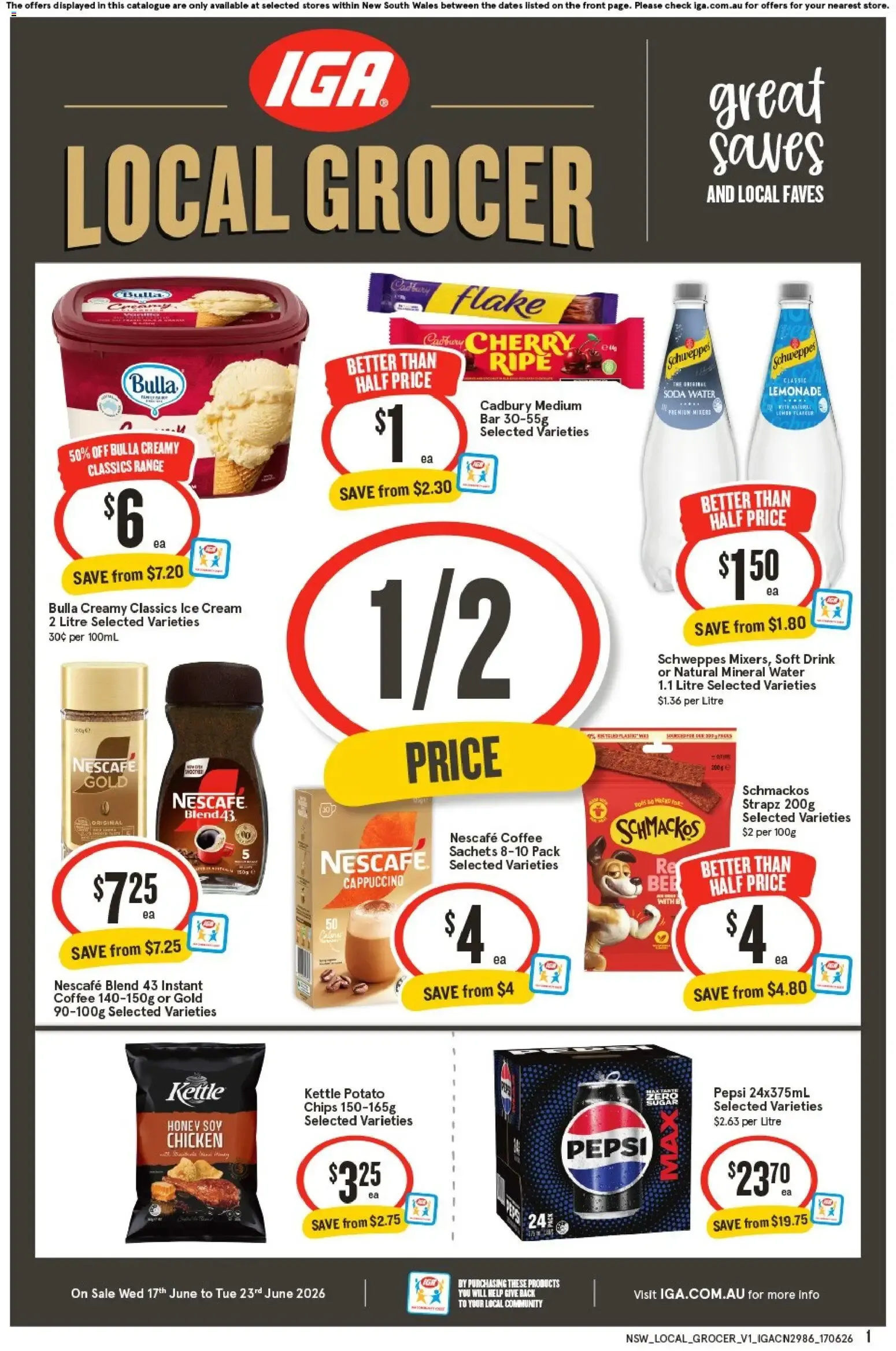 IGA catalogue valid from 17/06/2026 > Online Australia - Catalogue valid from 17 June to 23 June 2026 - page 1